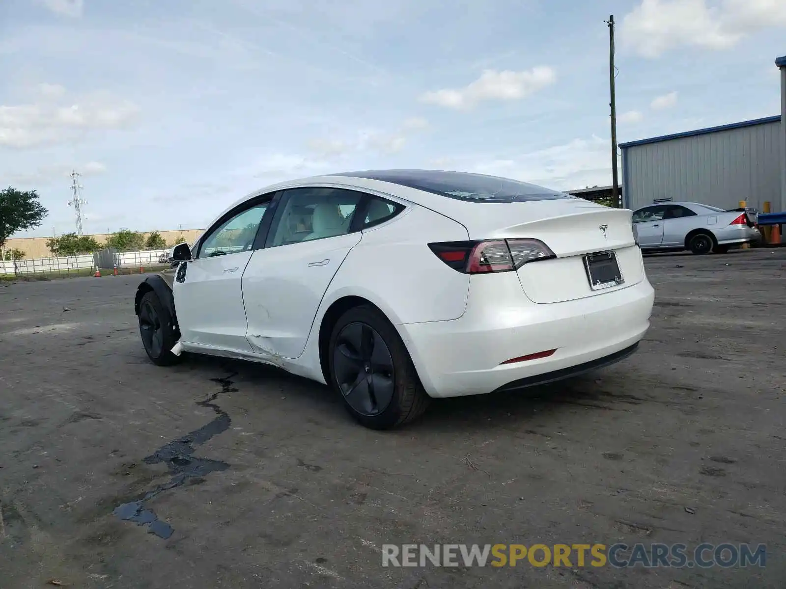 3 Photograph of a damaged car 5YJ3E1EAXKF332568 TESLA MODEL 3 2019