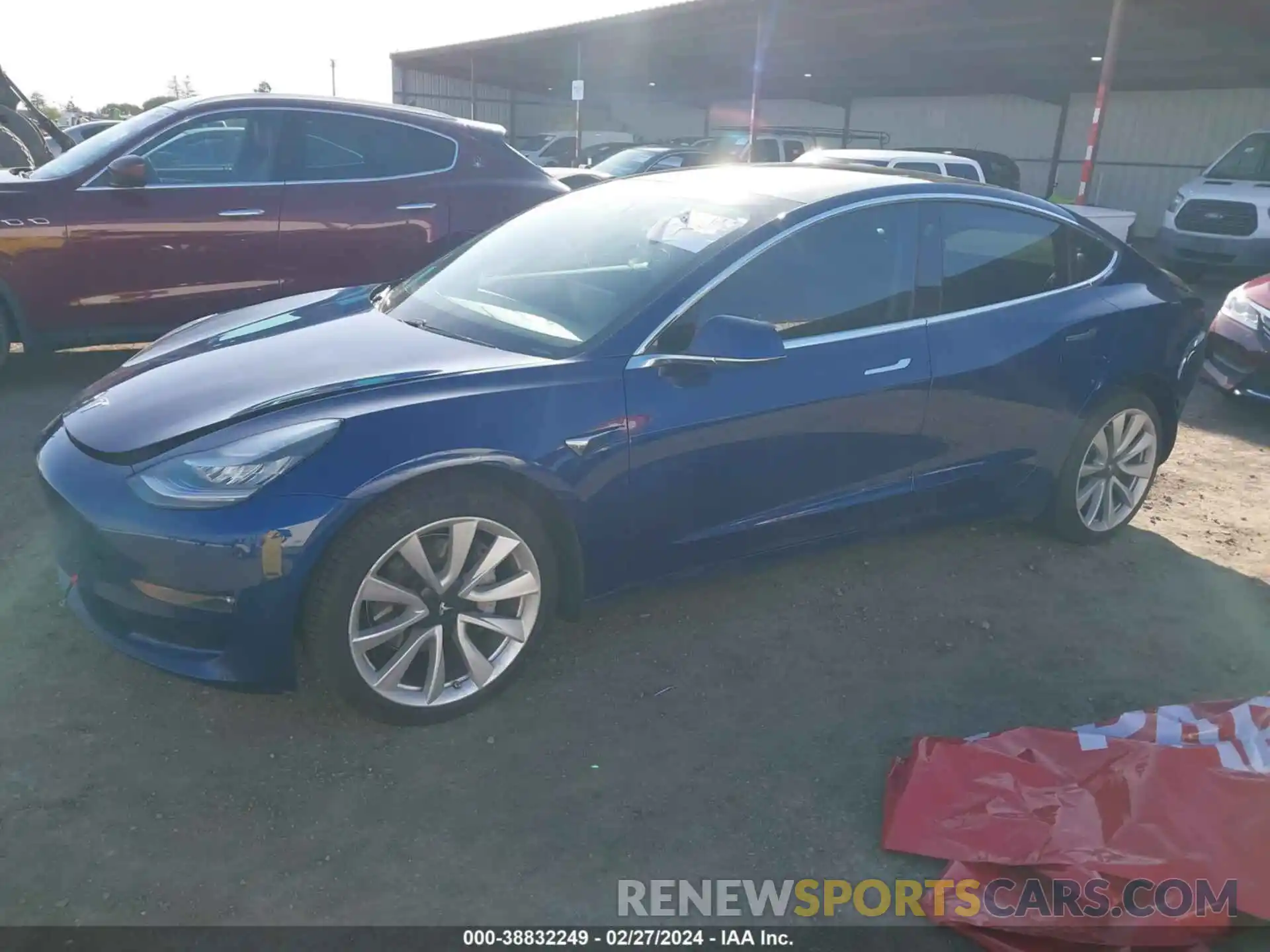 2 Фотография поврежденного автомобиля 5YJ3E1EAXKF357678 TESLA MODEL 3 2019