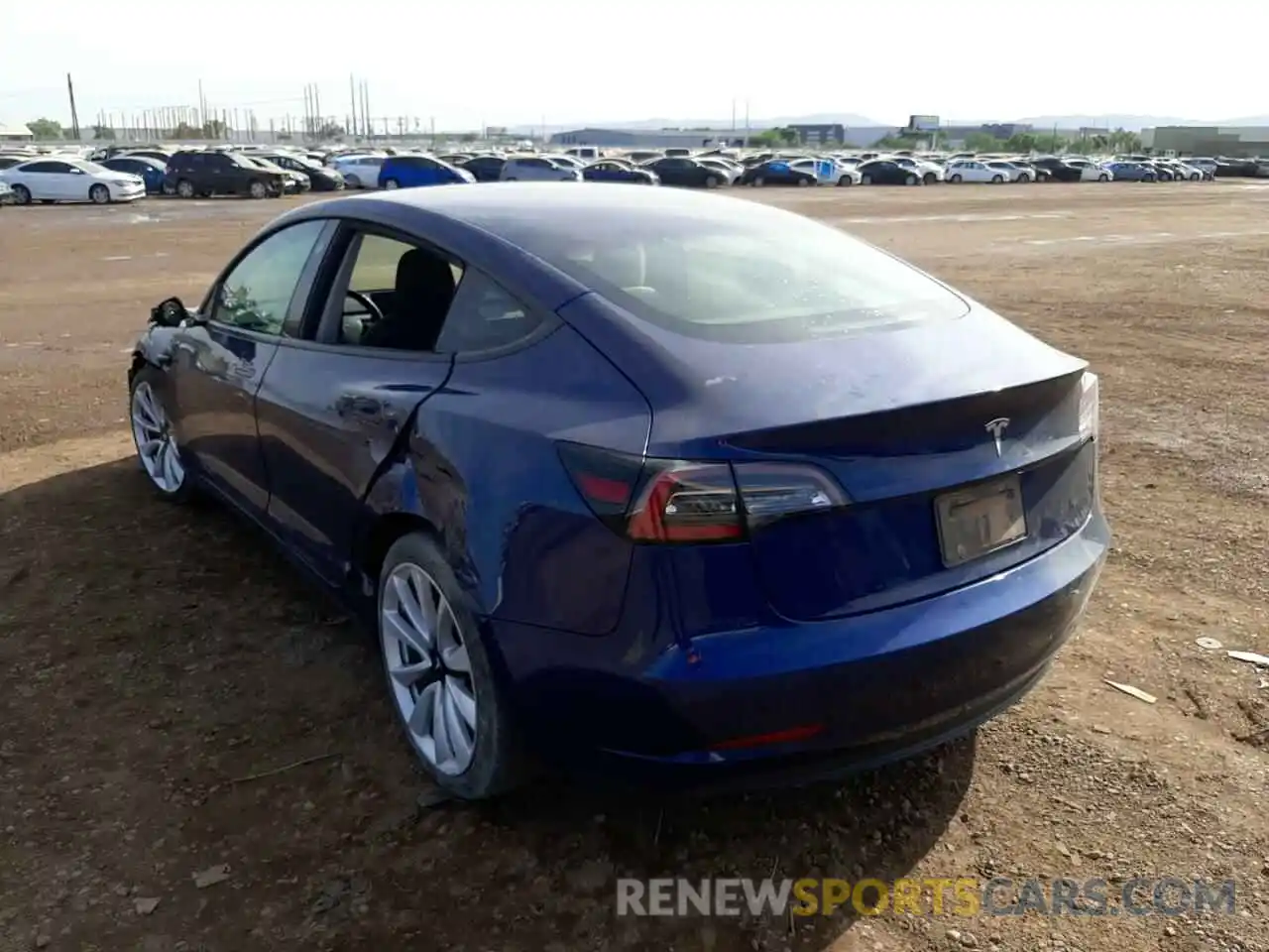 3 Photograph of a damaged car 5YJ3E1EAXKF357700 TESLA MODEL 3 2019