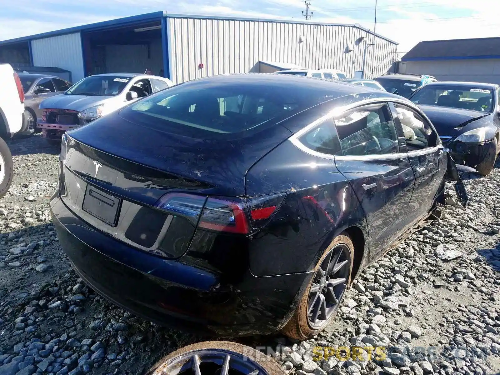 4 Photograph of a damaged car 5YJ3E1EAXKF395119 TESLA MODEL 3 2019