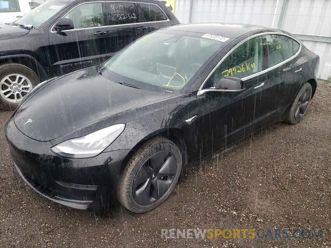 2 Фотография поврежденного автомобиля 5YJ3E1EAXKF395881 TESLA MODEL 3 2019