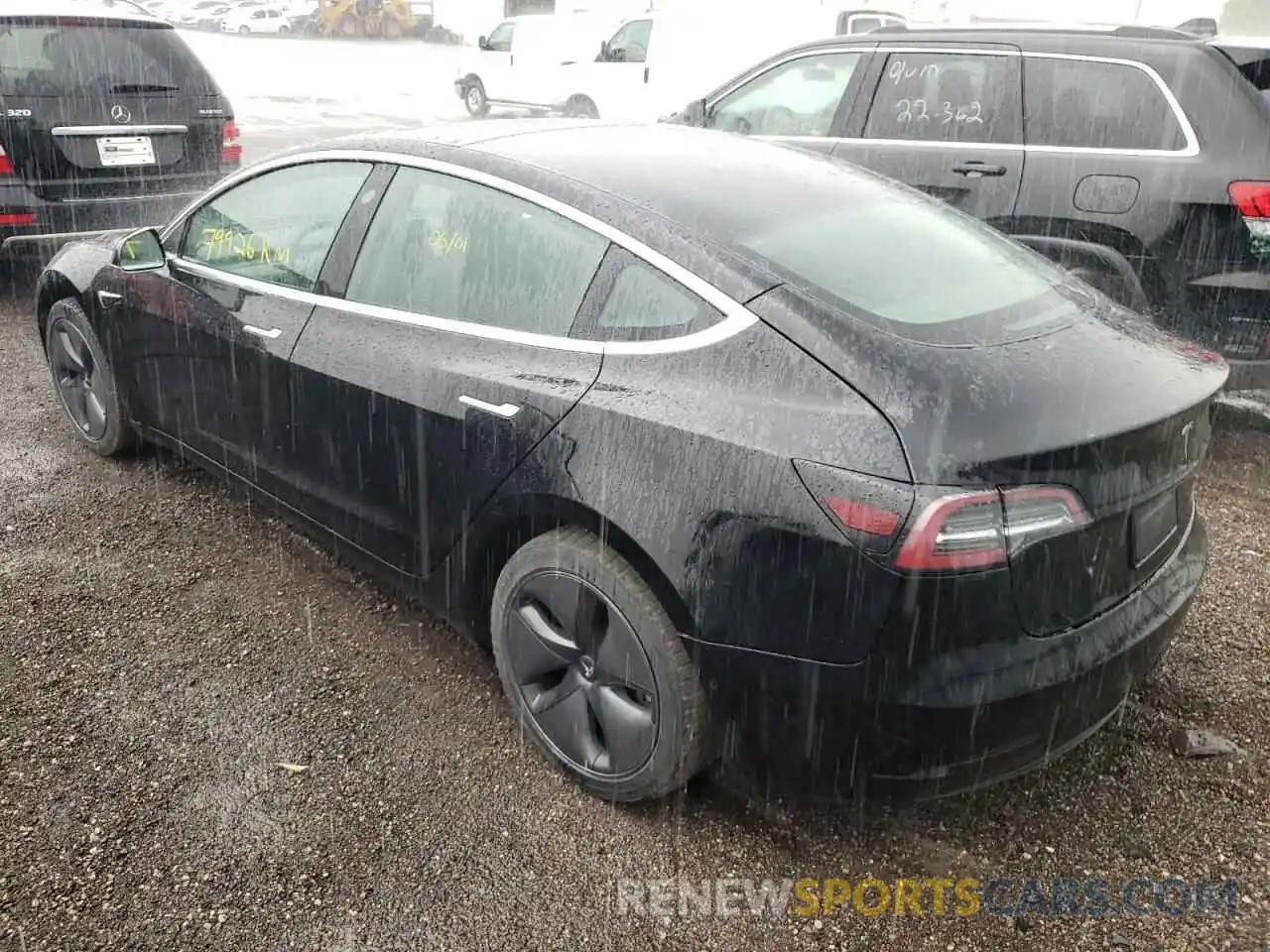 3 Photograph of a damaged car 5YJ3E1EAXKF395881 TESLA MODEL 3 2019