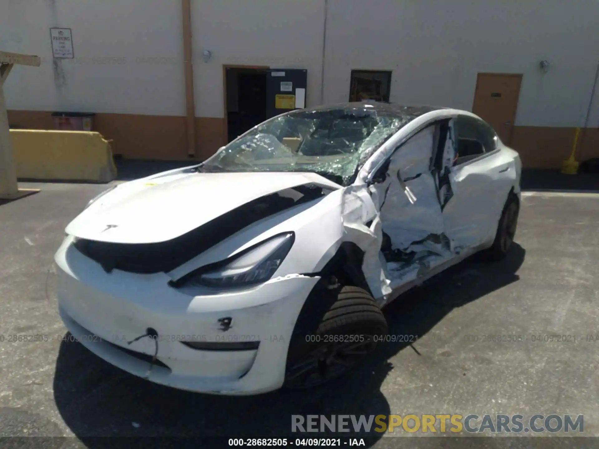 6 Photograph of a damaged car 5YJ3E1EAXKF397114 TESLA MODEL 3 2019