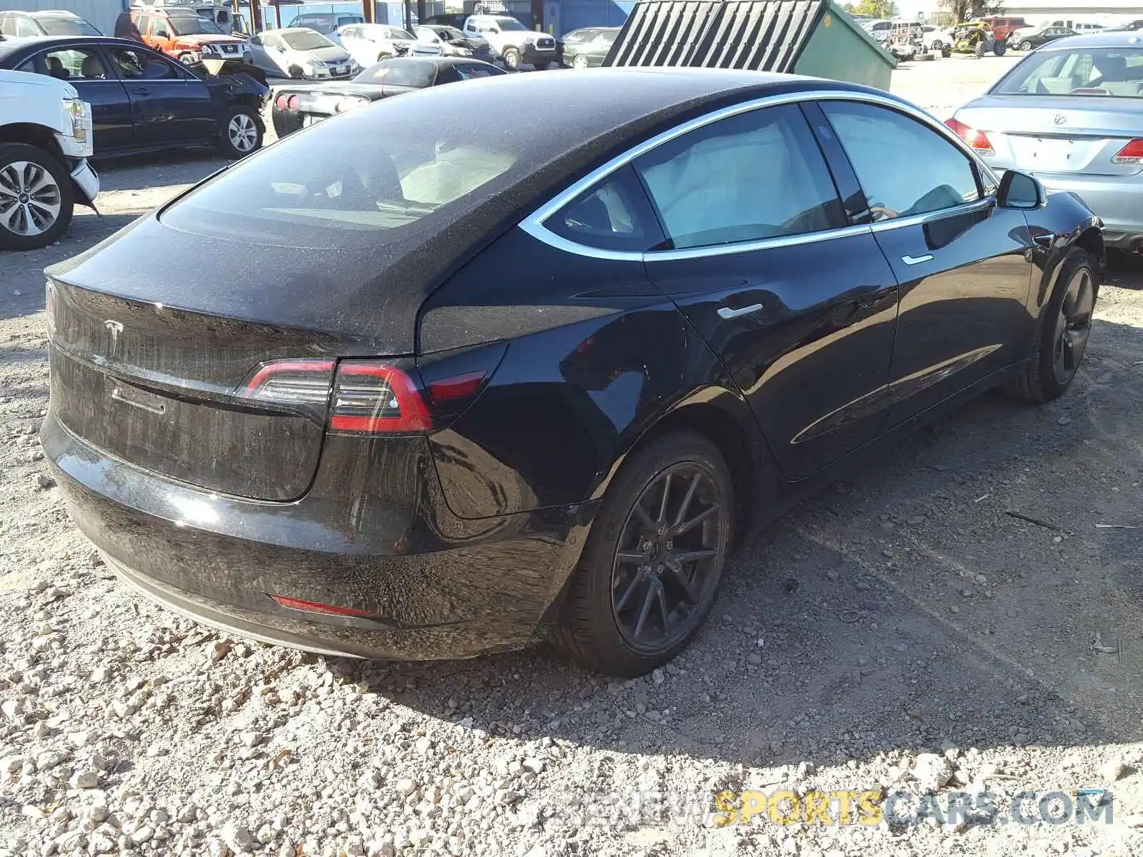 4 Фотография поврежденного автомобиля 5YJ3E1EAXKF398716 TESLA MODEL 3 2019