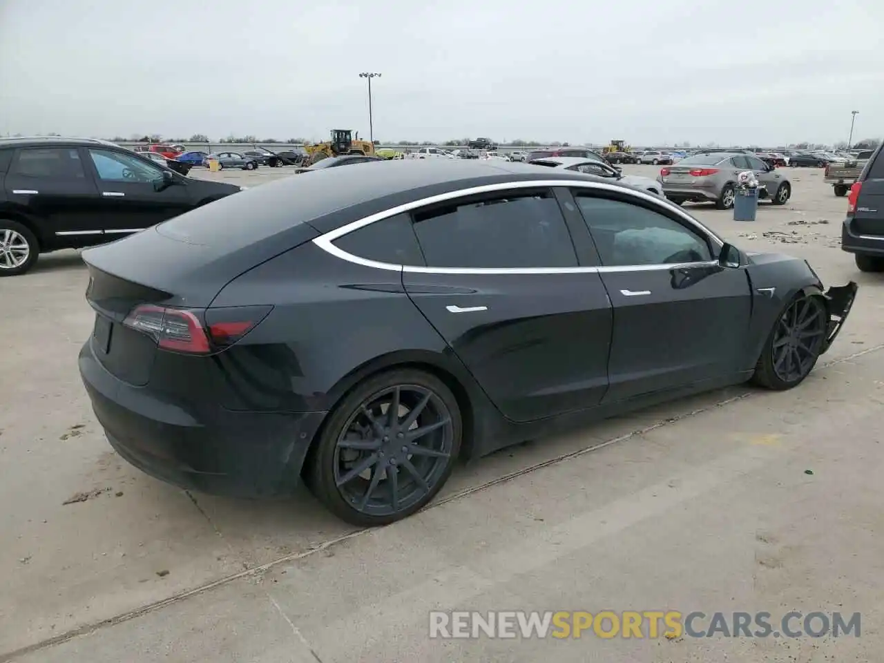 3 Photograph of a damaged car 5YJ3E1EAXKF399154 TESLA MODEL 3 2019