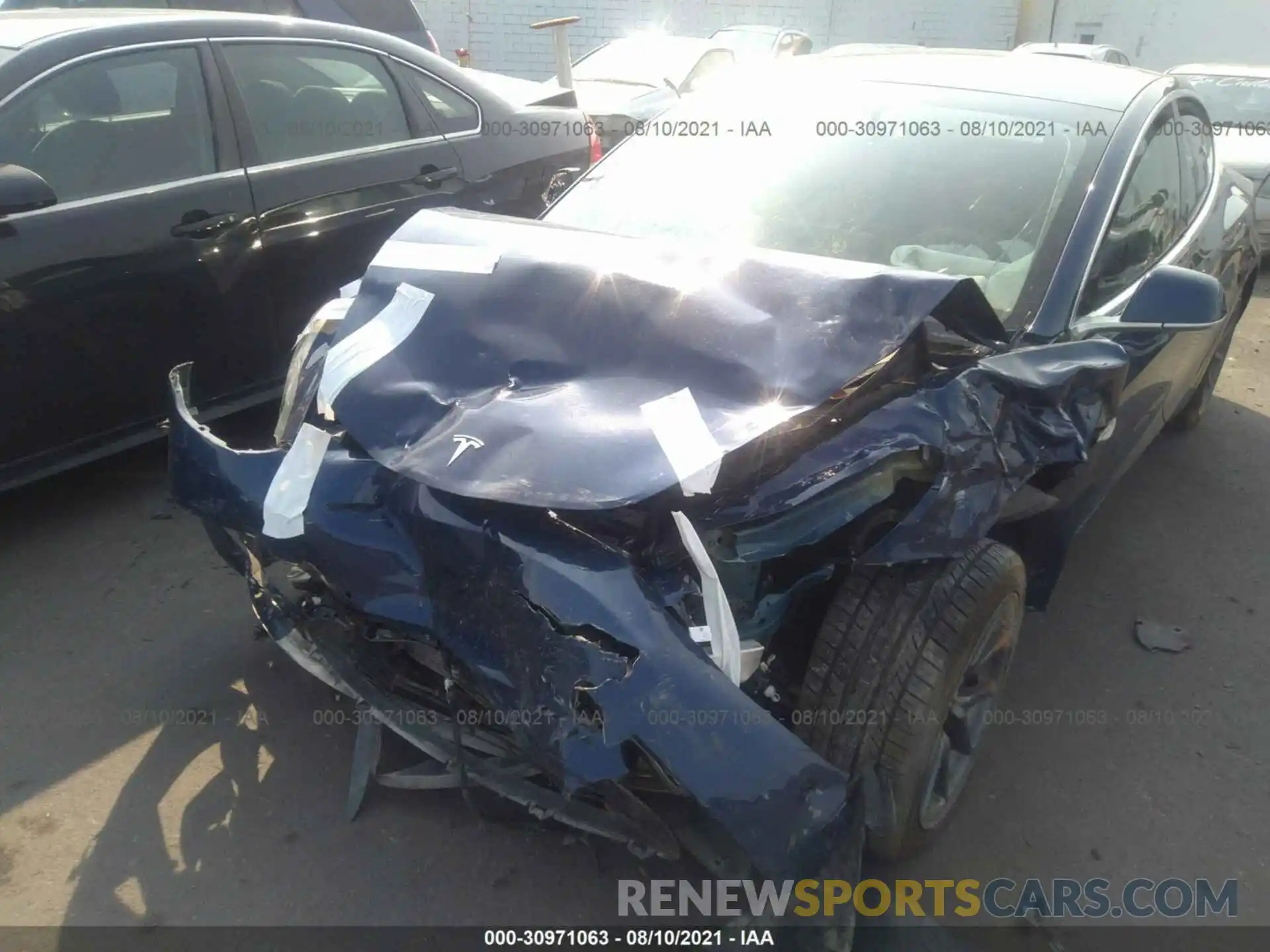 6 Photograph of a damaged car 5YJ3E1EAXKF401002 TESLA MODEL 3 2019