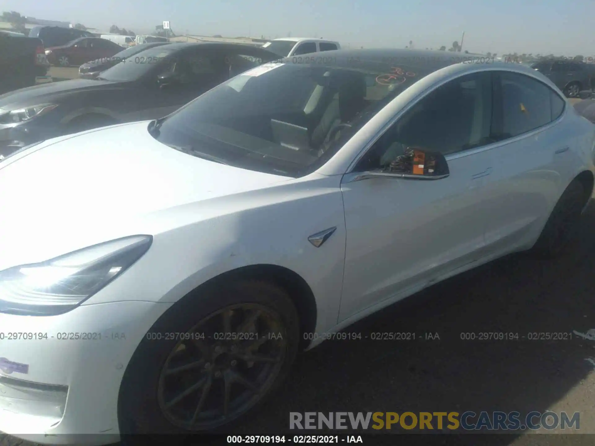 6 Photograph of a damaged car 5YJ3E1EAXKF401744 TESLA MODEL 3 2019