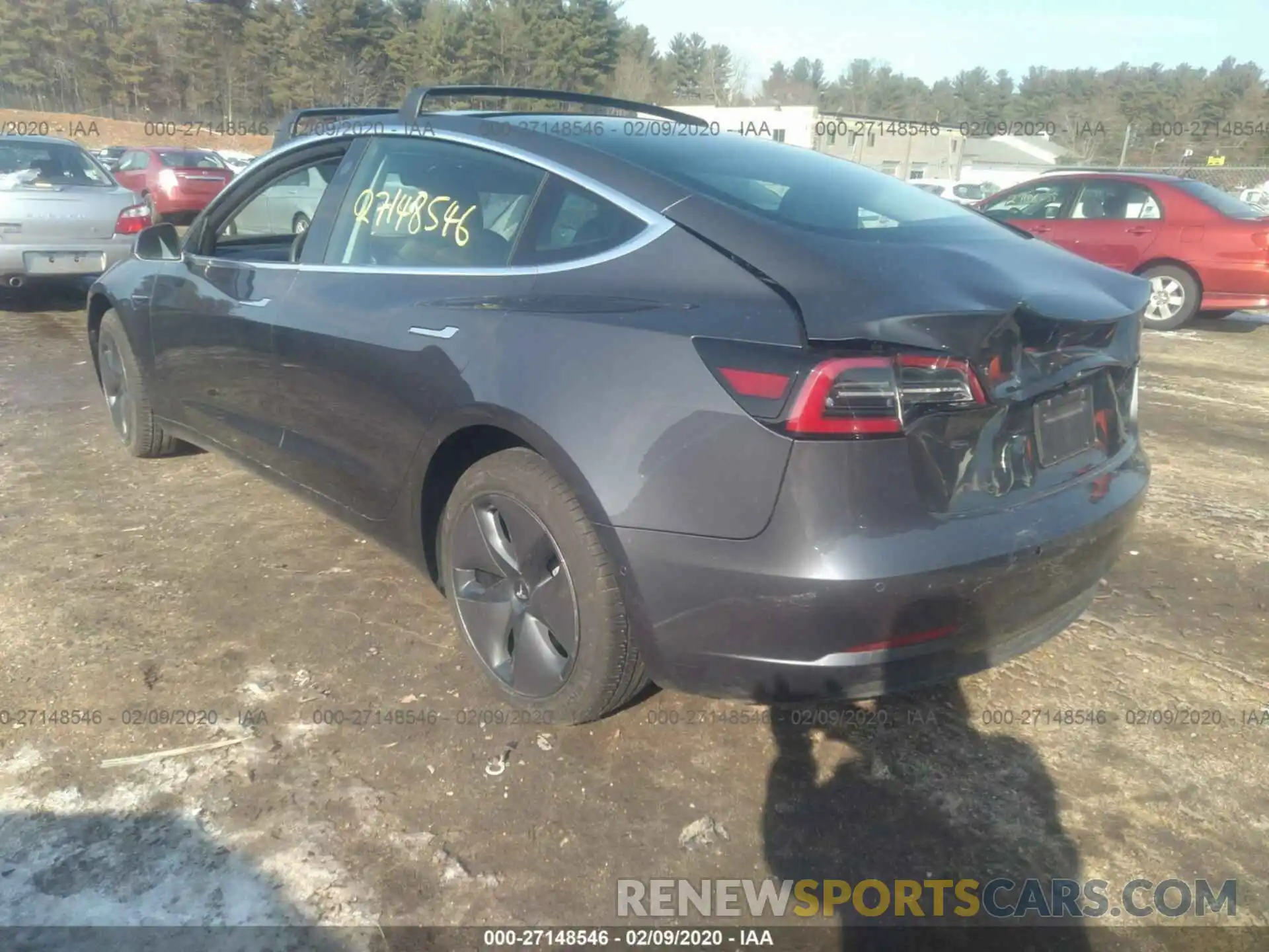 3 Photograph of a damaged car 5YJ3E1EAXKF411108 TESLA MODEL 3 2019