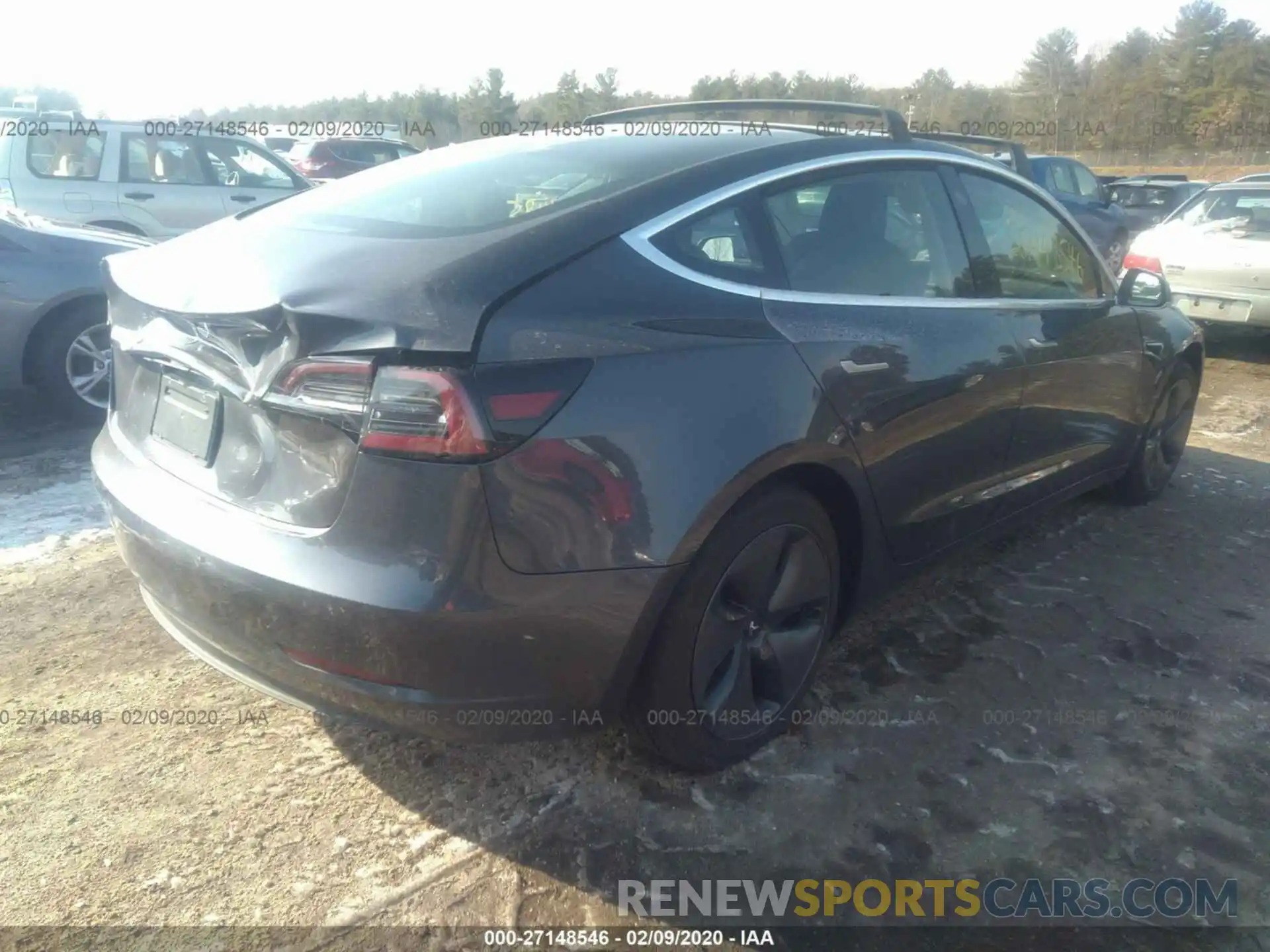 4 Photograph of a damaged car 5YJ3E1EAXKF411108 TESLA MODEL 3 2019