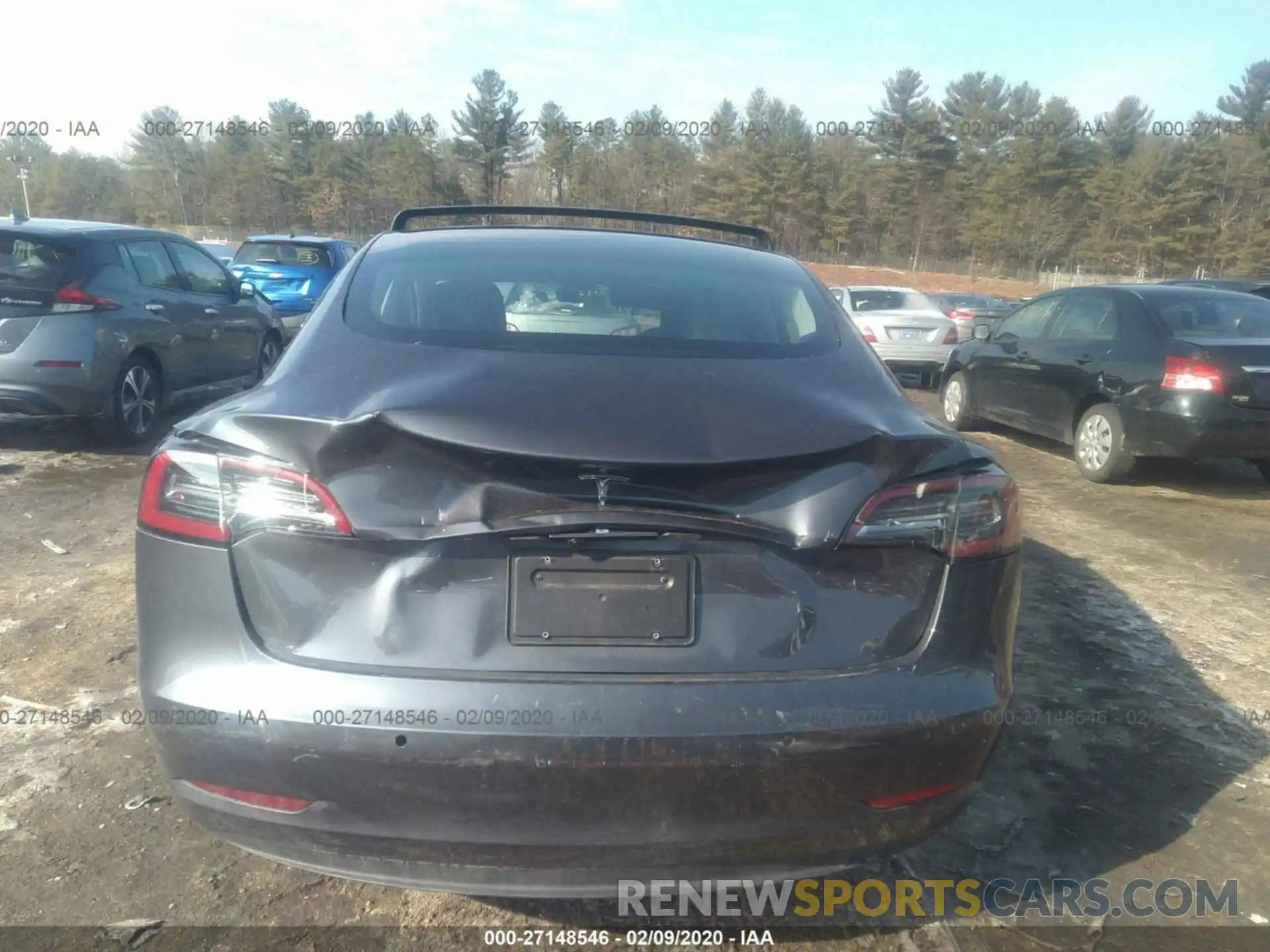 6 Photograph of a damaged car 5YJ3E1EAXKF411108 TESLA MODEL 3 2019