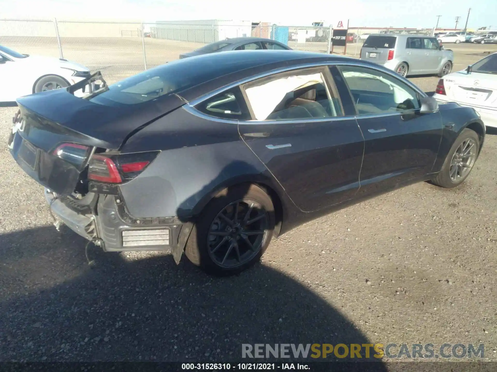 4 Photograph of a damaged car 5YJ3E1EAXKF411223 TESLA MODEL 3 2019