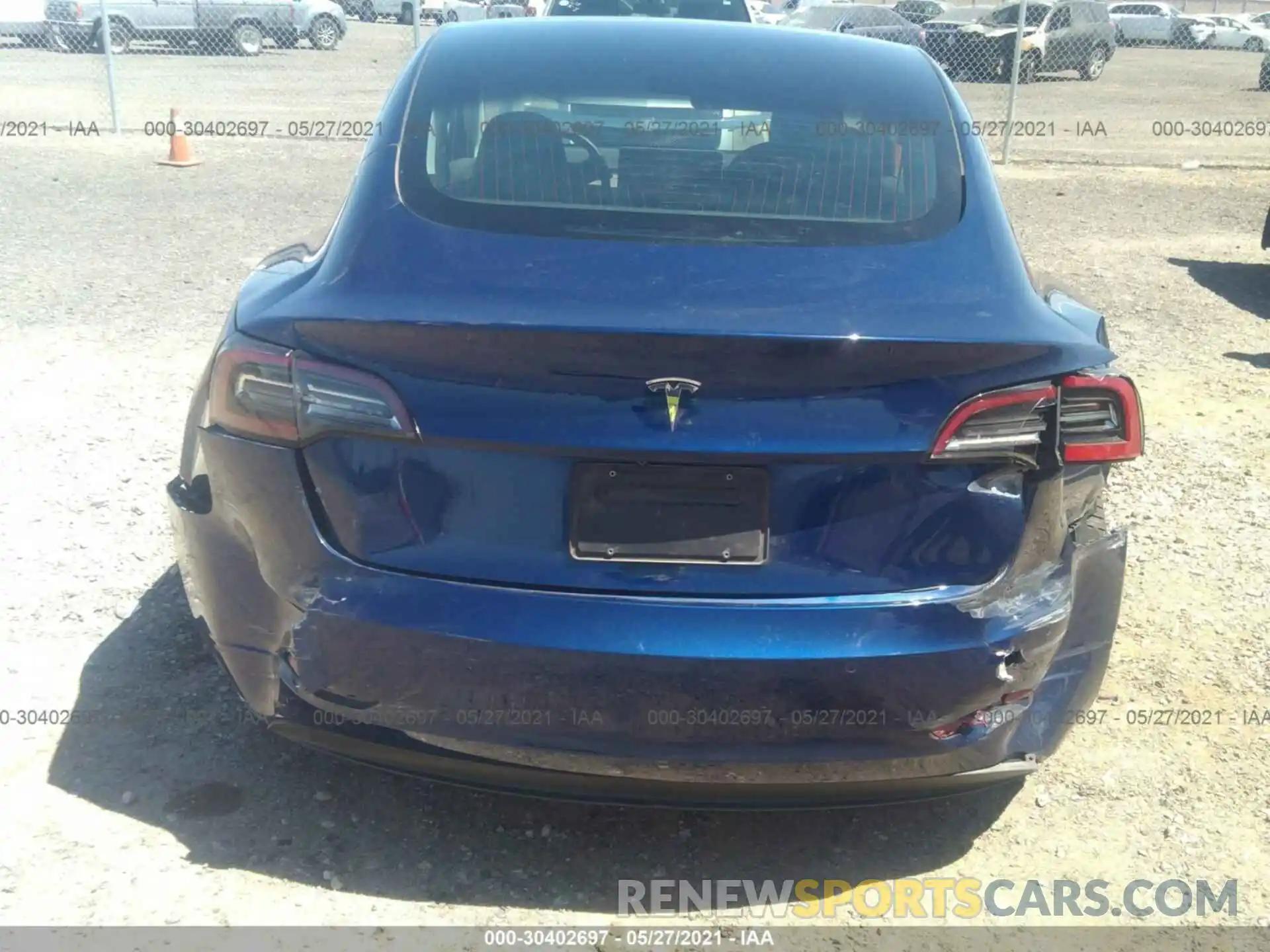 6 Photograph of a damaged car 5YJ3E1EAXKF411657 TESLA MODEL 3 2019