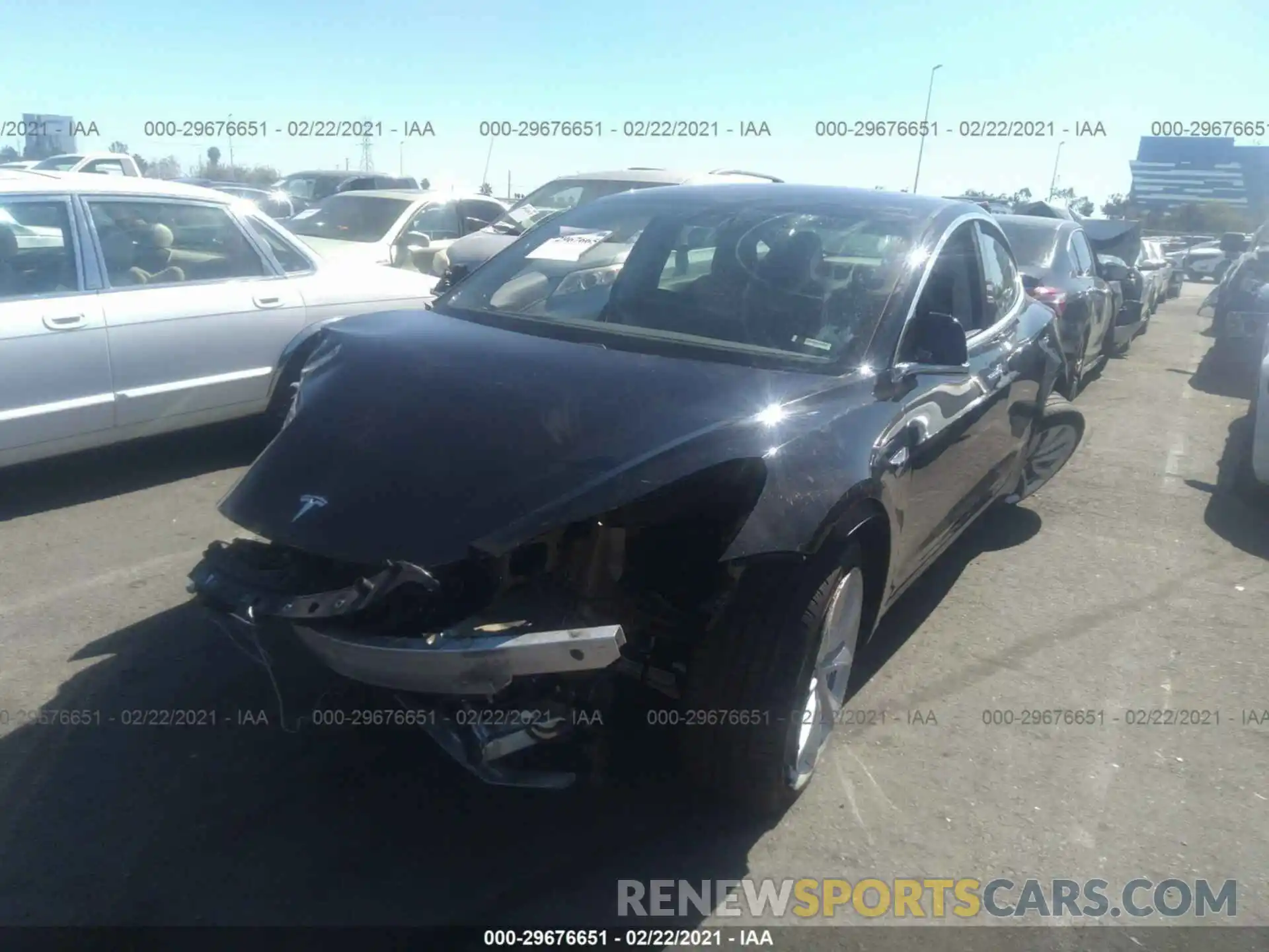 6 Photograph of a damaged car 5YJ3E1EAXKF412551 TESLA MODEL 3 2019