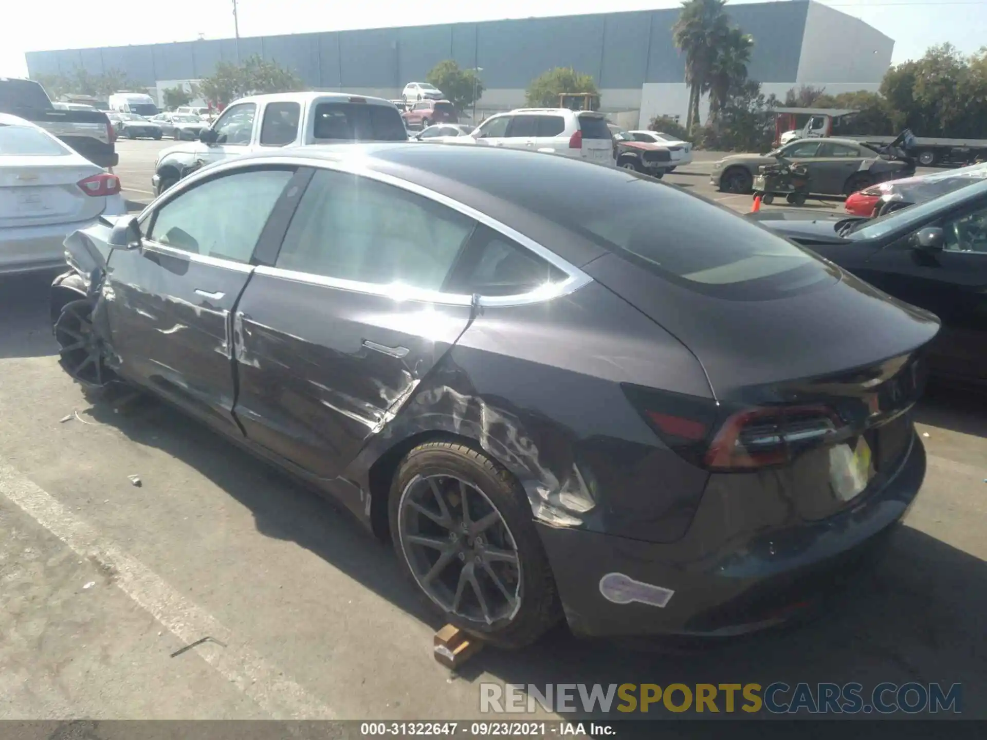 3 Photograph of a damaged car 5YJ3E1EAXKF416230 TESLA MODEL 3 2019