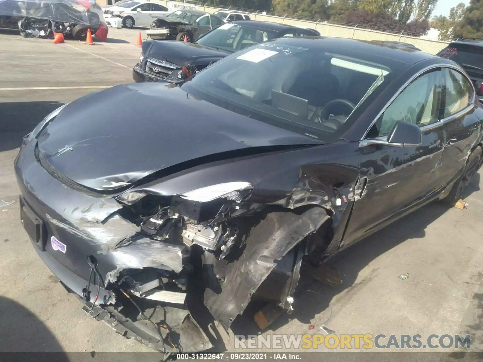 6 Photograph of a damaged car 5YJ3E1EAXKF416230 TESLA MODEL 3 2019