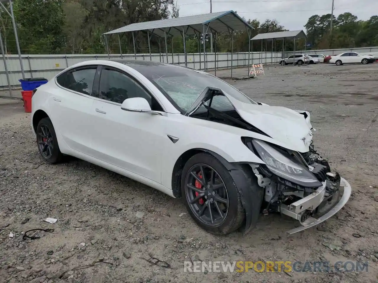 4 Photograph of a damaged car 5YJ3E1EAXKF416874 TESLA MODEL 3 2019