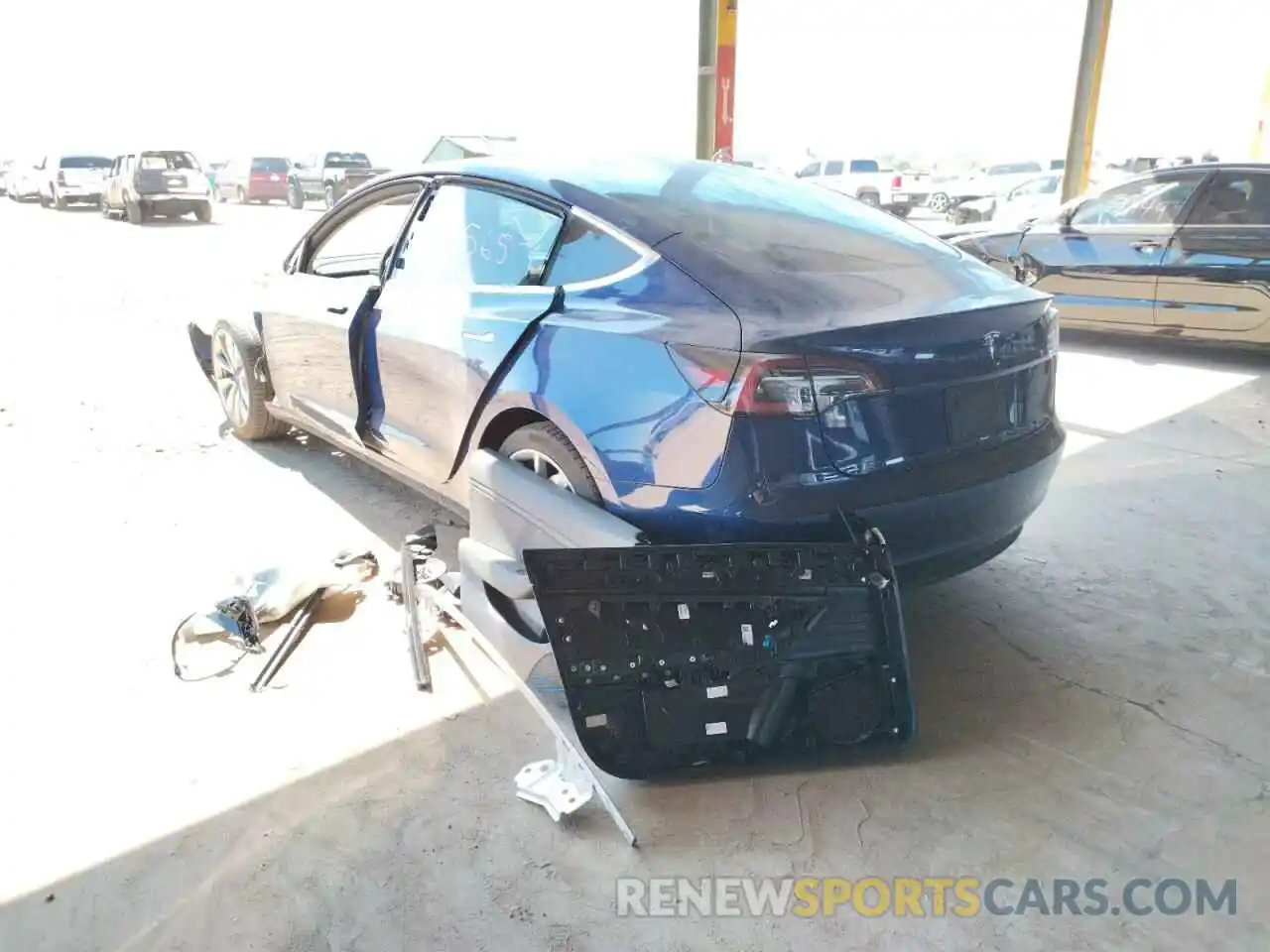 3 Photograph of a damaged car 5YJ3E1EAXKF417443 TESLA MODEL 3 2019