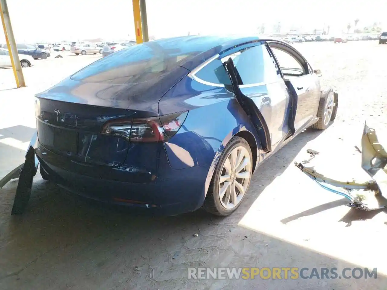 4 Photograph of a damaged car 5YJ3E1EAXKF417443 TESLA MODEL 3 2019