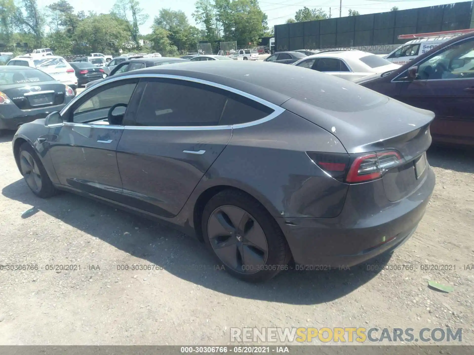 3 Photograph of a damaged car 5YJ3E1EAXKF417684 TESLA MODEL 3 2019