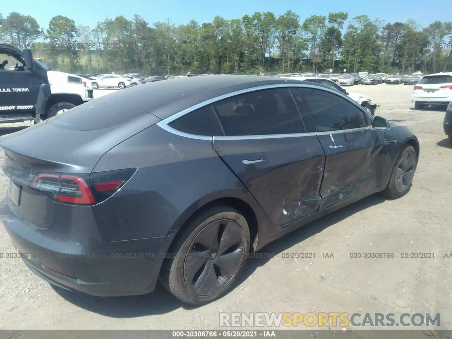 6 Photograph of a damaged car 5YJ3E1EAXKF417684 TESLA MODEL 3 2019