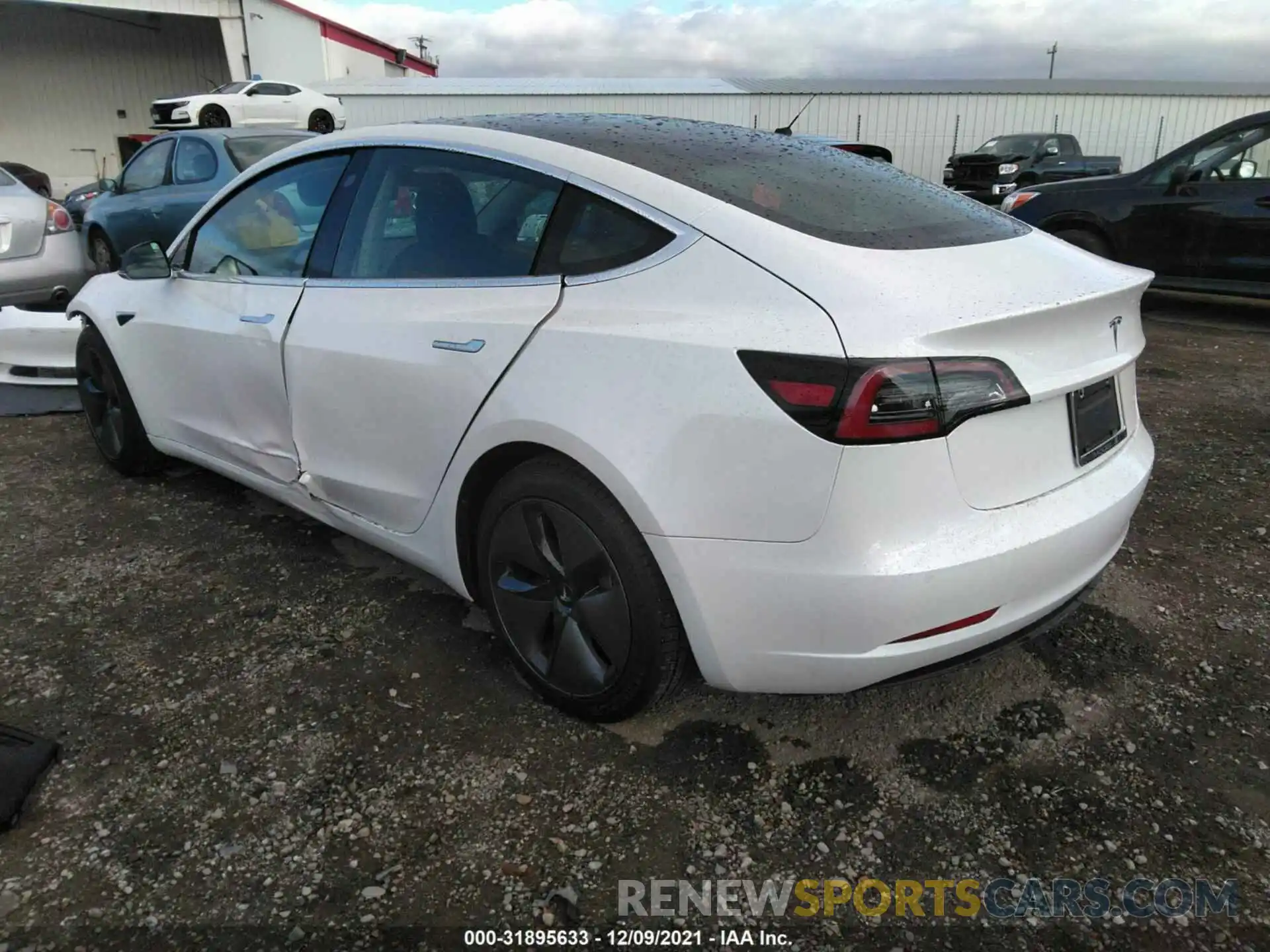 3 Photograph of a damaged car 5YJ3E1EAXKF422982 TESLA MODEL 3 2019