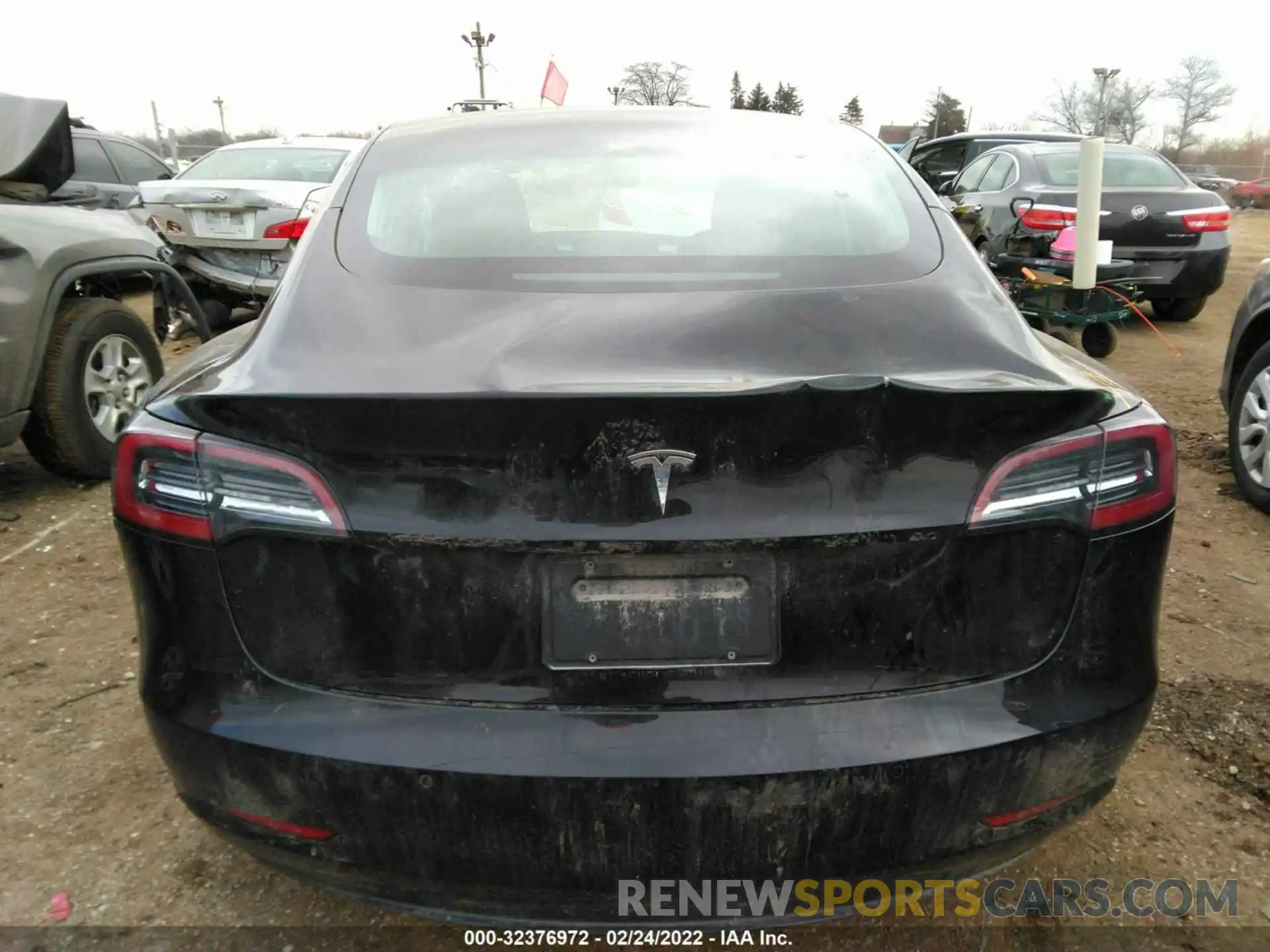 6 Photograph of a damaged car 5YJ3E1EAXKF424649 TESLA MODEL 3 2019