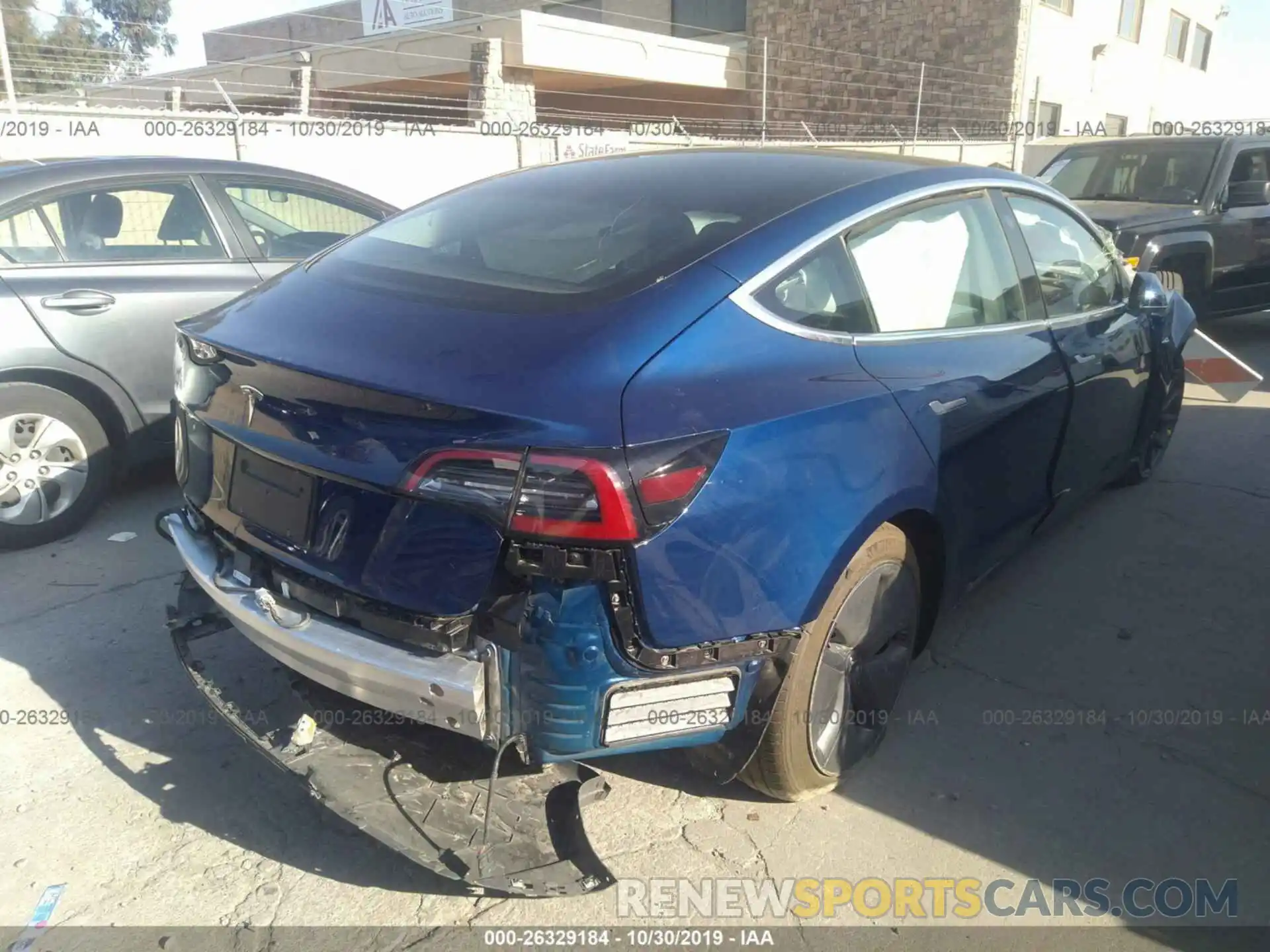 4 Photograph of a damaged car 5YJ3E1EAXKF424991 TESLA MODEL 3 2019