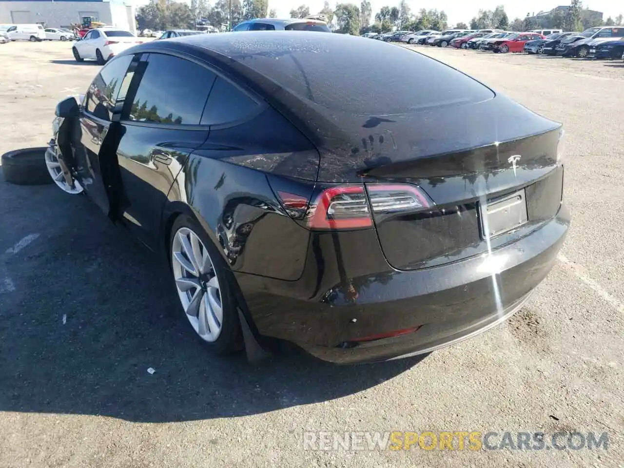 3 Photograph of a damaged car 5YJ3E1EAXKF425333 TESLA MODEL 3 2019