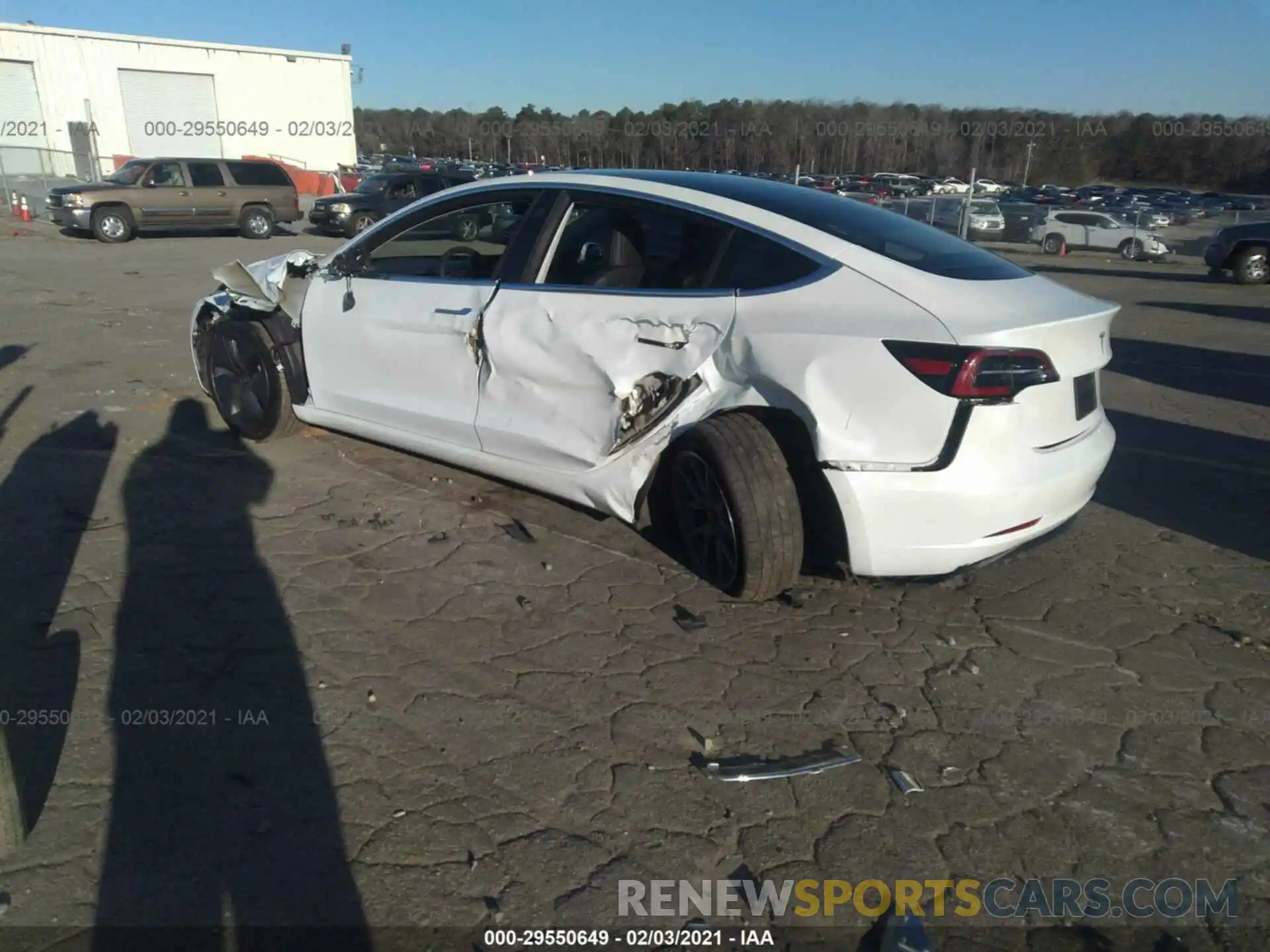 3 Photograph of a damaged car 5YJ3E1EAXKF427258 TESLA MODEL 3 2019