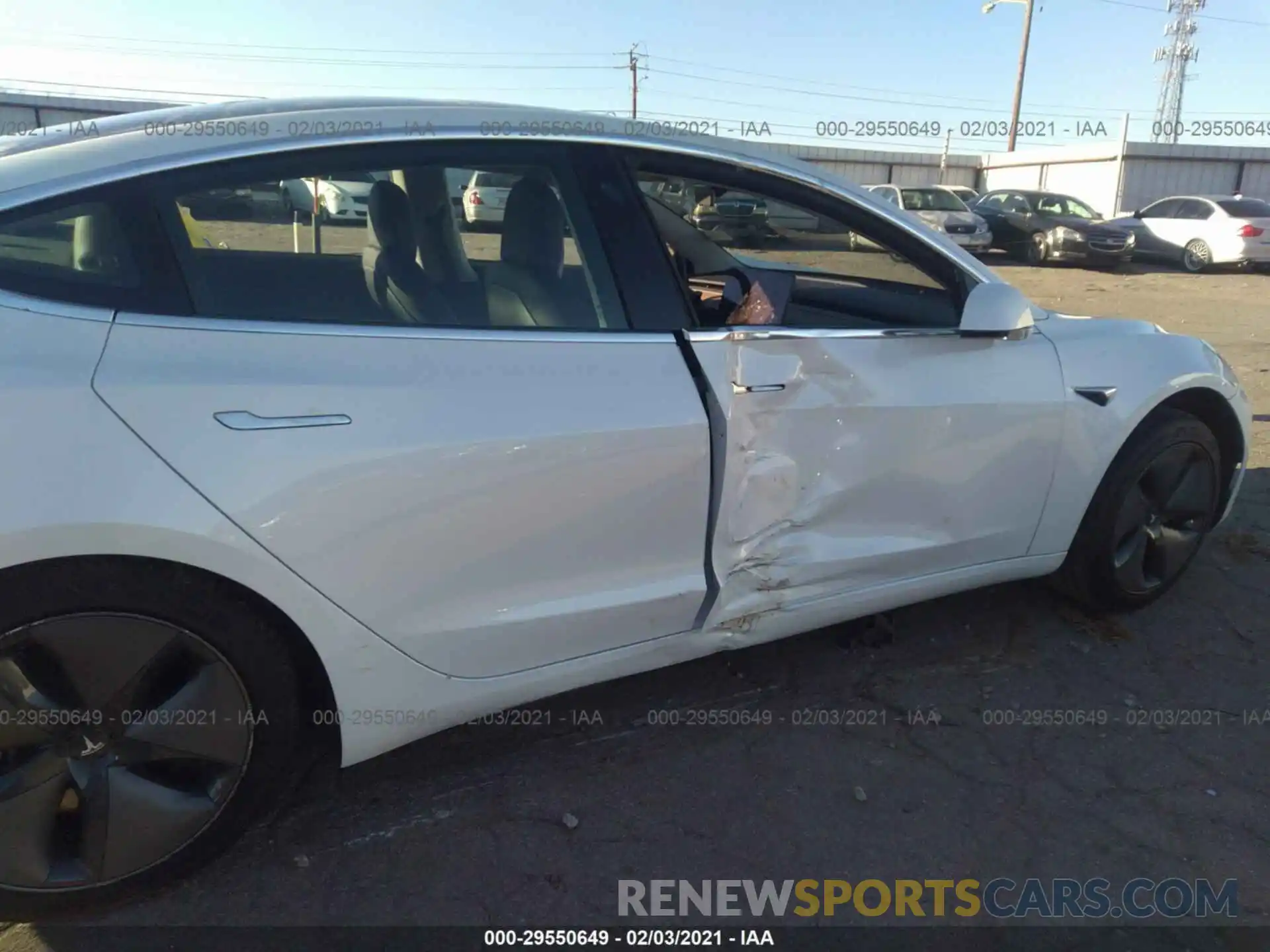 6 Photograph of a damaged car 5YJ3E1EAXKF427258 TESLA MODEL 3 2019