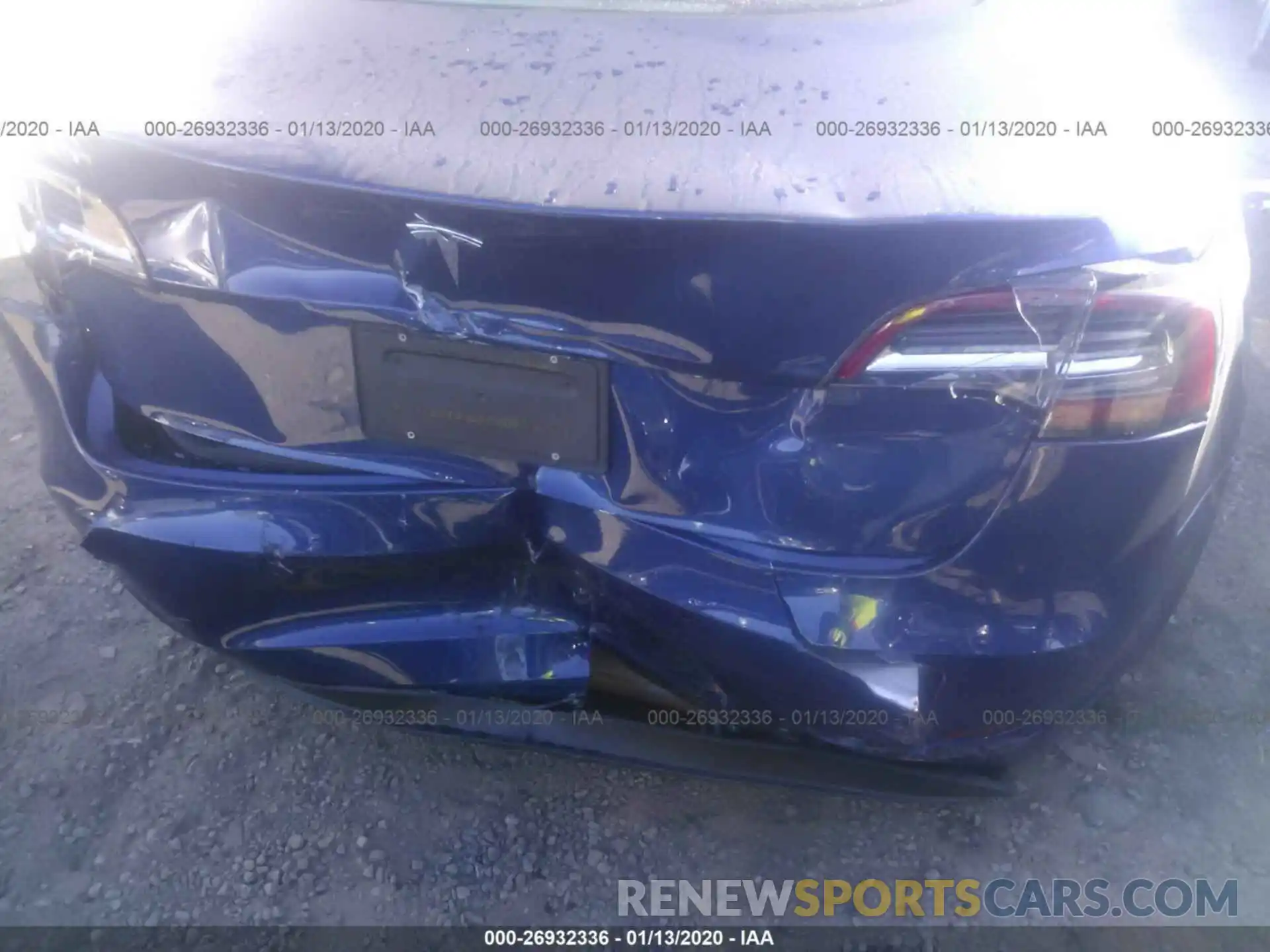 6 Photograph of a damaged car 5YJ3E1EAXKF449356 TESLA MODEL 3 2019