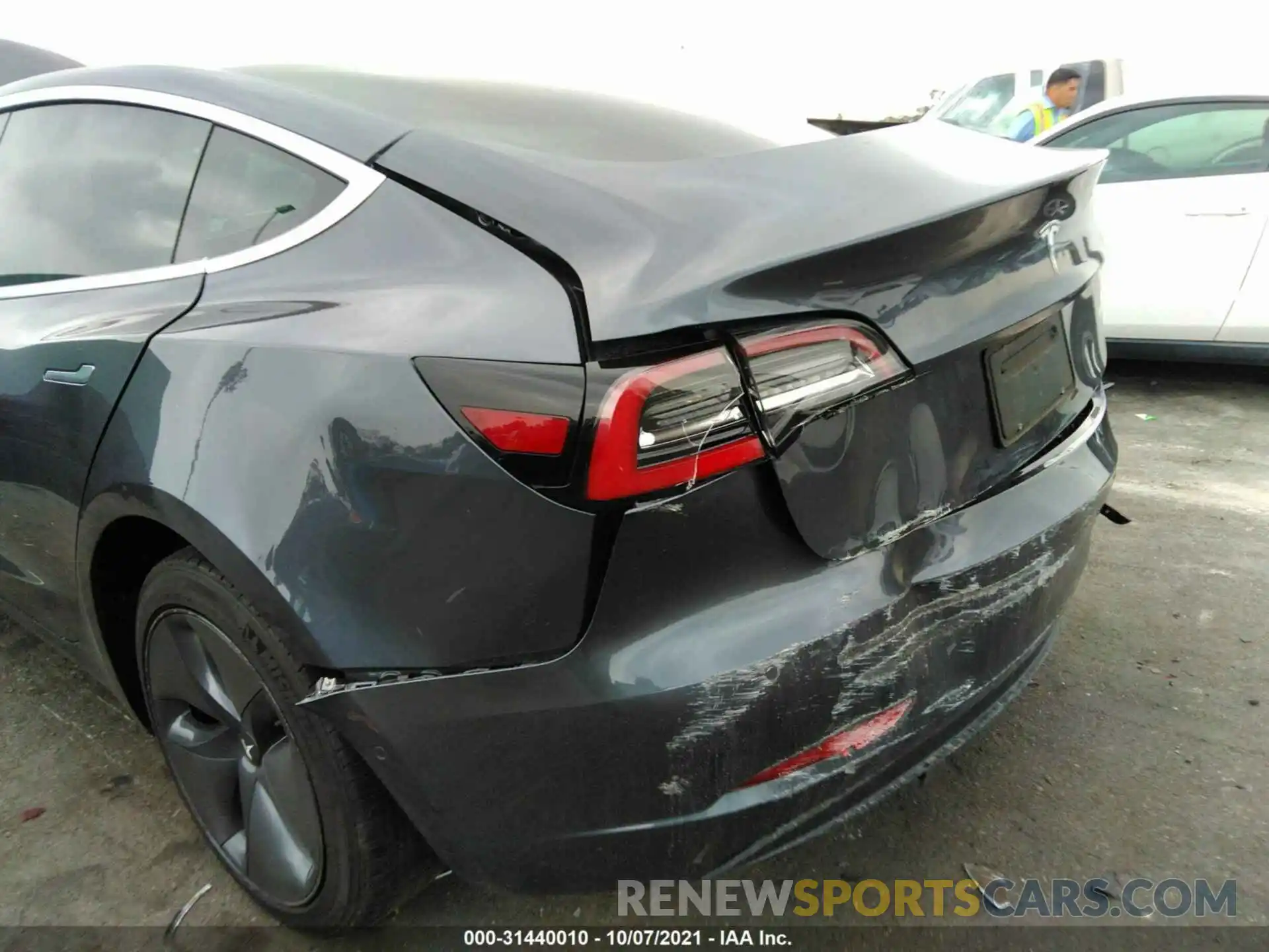 6 Photograph of a damaged car 5YJ3E1EAXKF449406 TESLA MODEL 3 2019