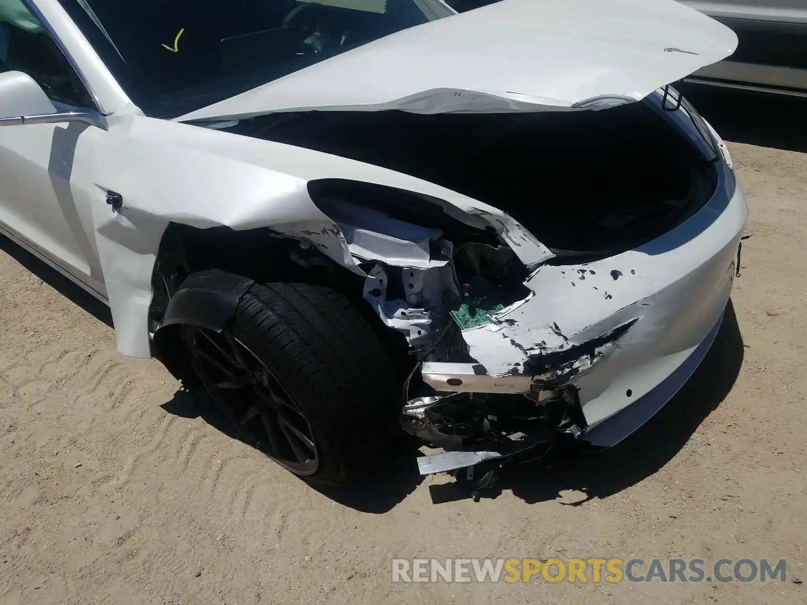 9 Photograph of a damaged car 5YJ3E1EAXKF484558 TESLA MODEL 3 2019