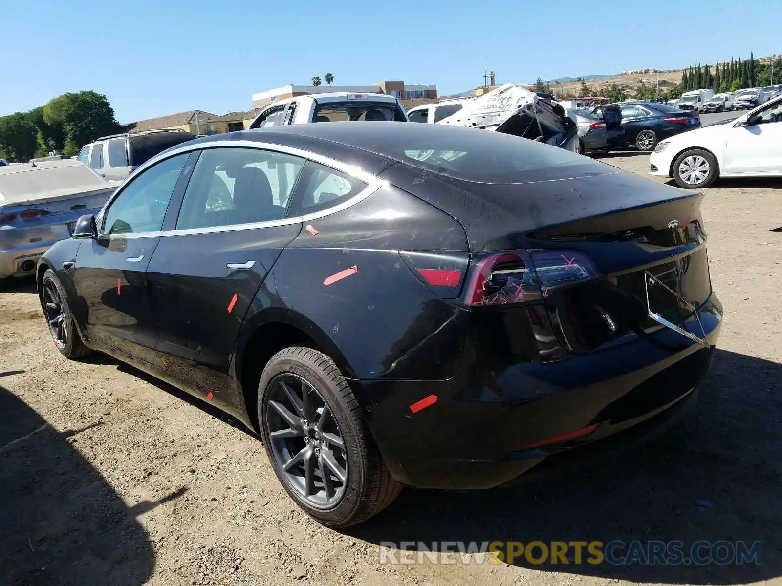 3 Photograph of a damaged car 5YJ3E1EAXKF485757 TESLA MODEL 3 2019