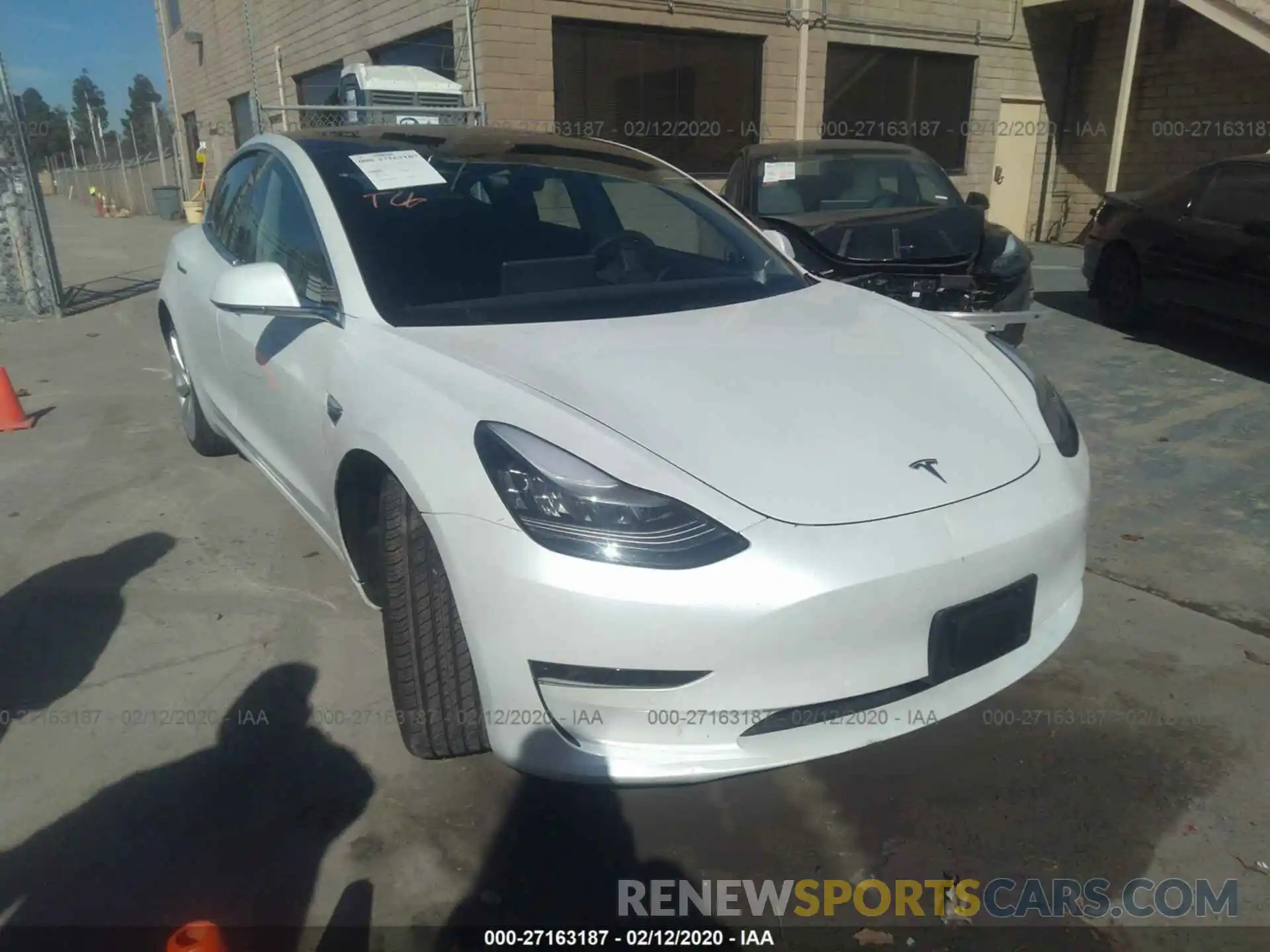 1 Photograph of a damaged car 5YJ3E1EAXKF508101 TESLA MODEL 3 2019