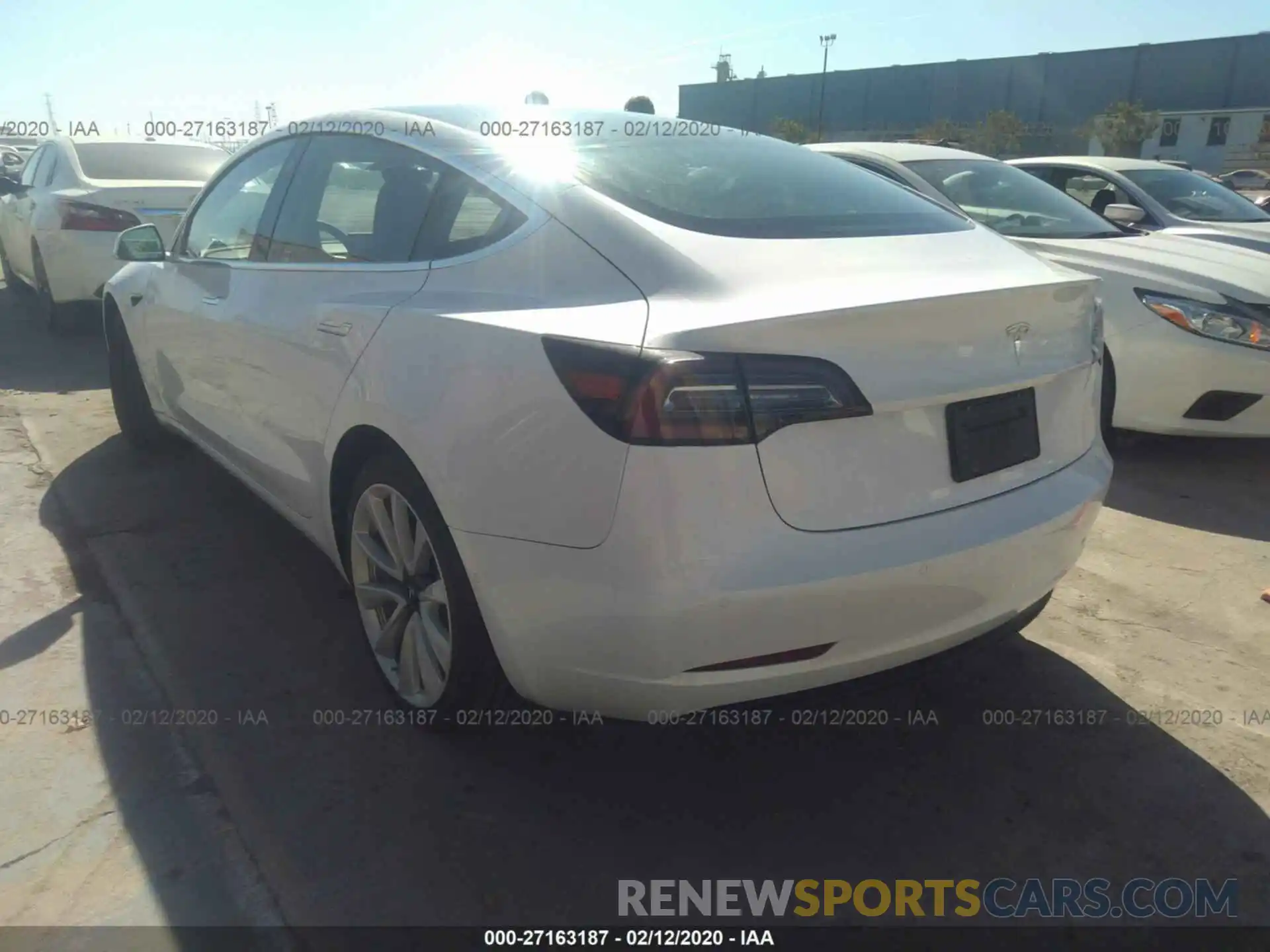 3 Photograph of a damaged car 5YJ3E1EAXKF508101 TESLA MODEL 3 2019