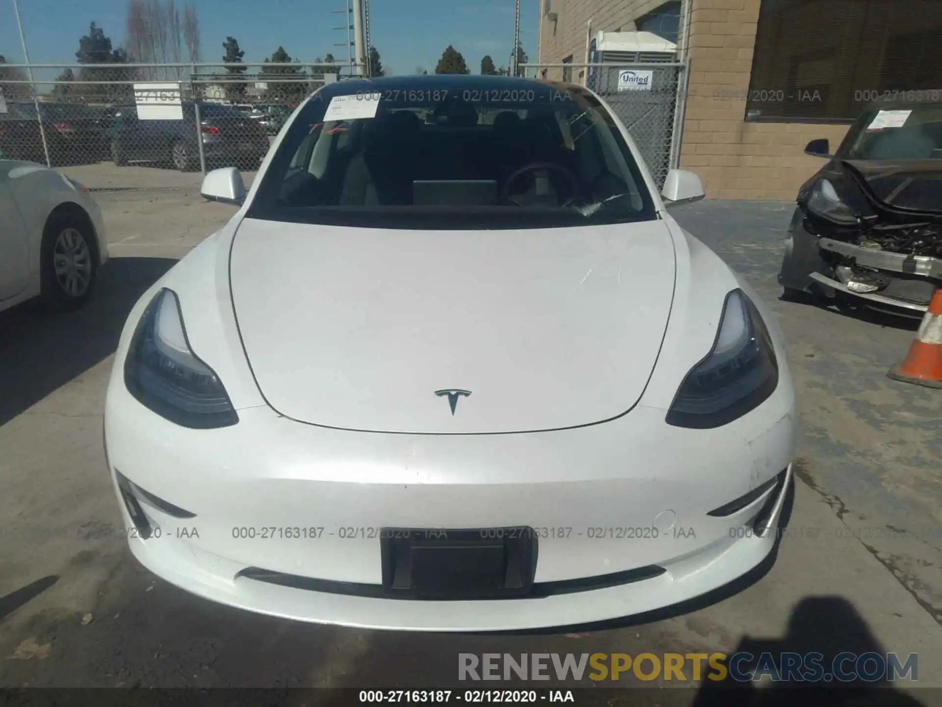 6 Фотография поврежденного автомобиля 5YJ3E1EAXKF508101 TESLA MODEL 3 2019