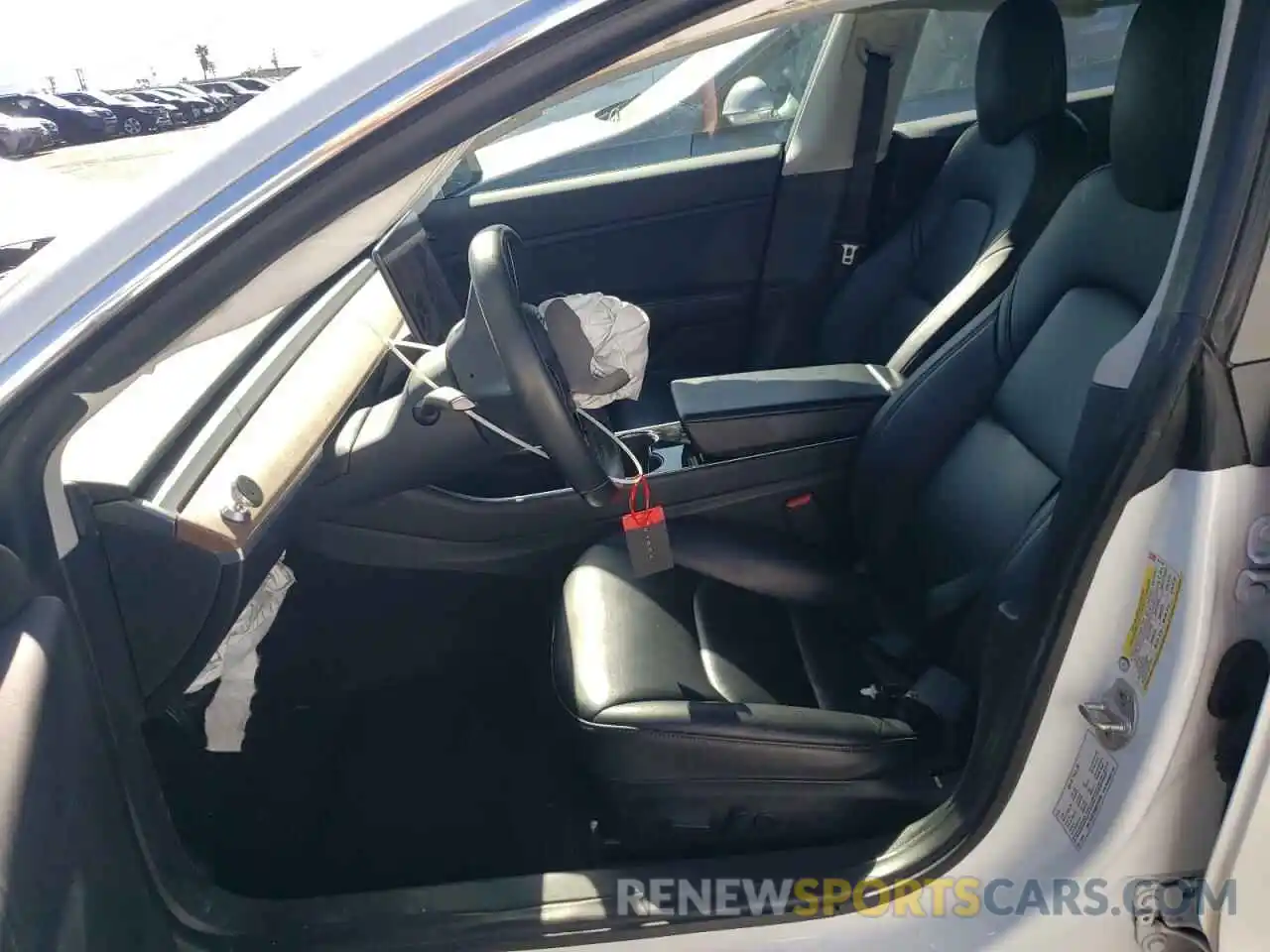 7 Photograph of a damaged car 5YJ3E1EB0KF191518 TESLA MODEL 3 2019