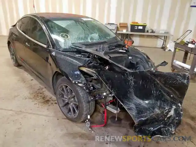 1 Photograph of a damaged car 5YJ3E1EB0KF192314 TESLA MODEL 3 2019