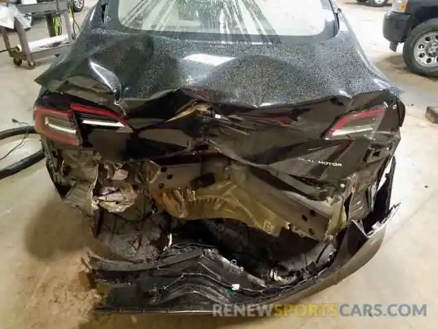 9 Photograph of a damaged car 5YJ3E1EB0KF192314 TESLA MODEL 3 2019