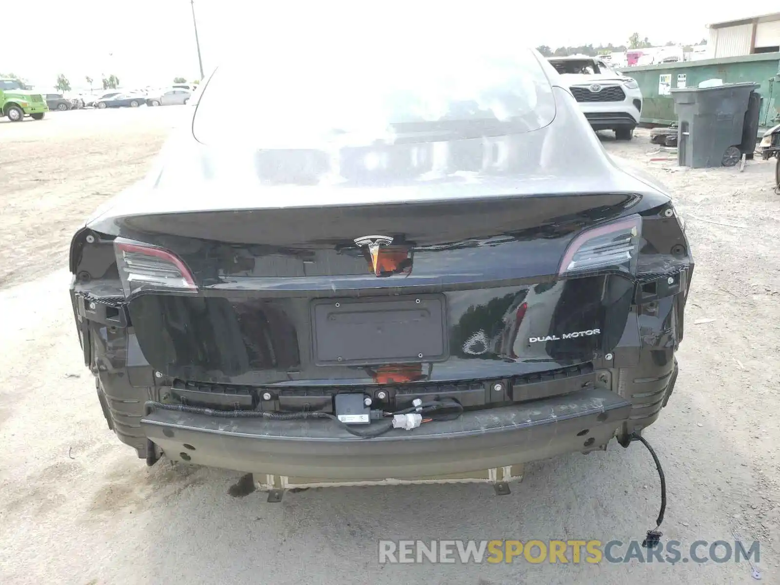 9 Photograph of a damaged car 5YJ3E1EB0KF197237 TESLA MODEL 3 2019