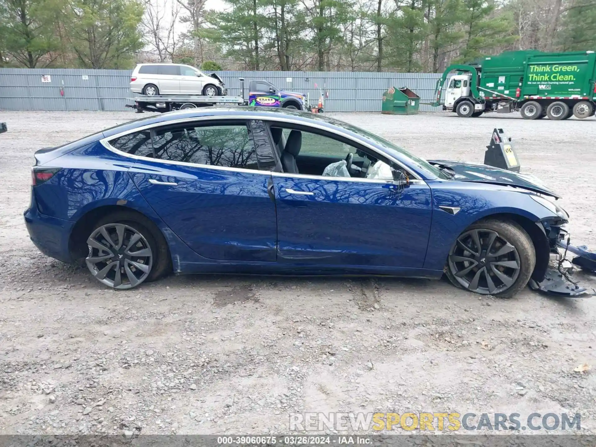 12 Photograph of a damaged car 5YJ3E1EB0KF197514 TESLA MODEL 3 2019