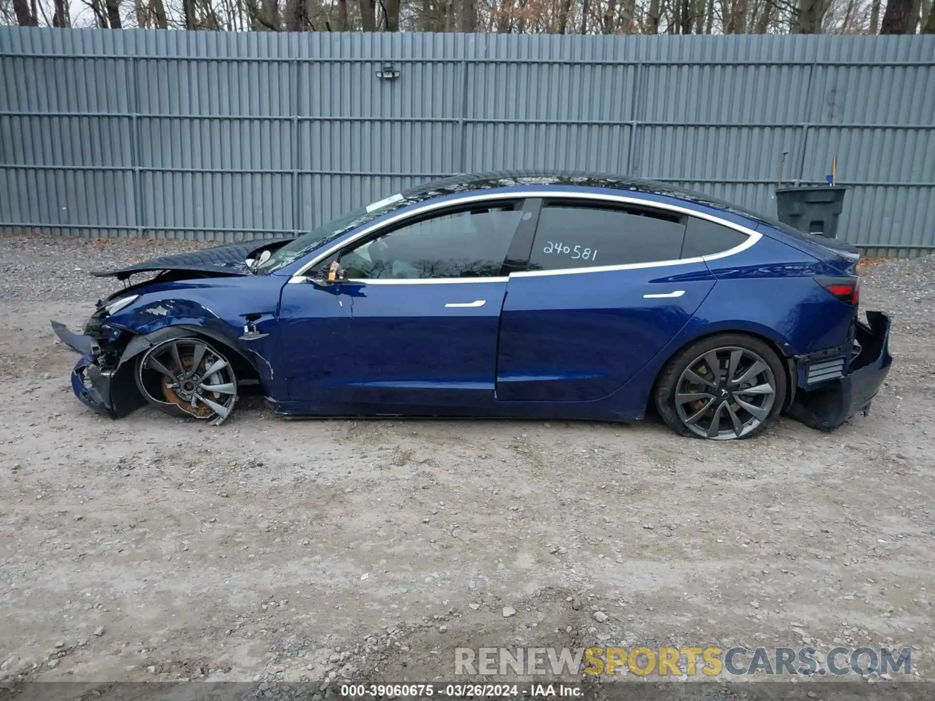 13 Photograph of a damaged car 5YJ3E1EB0KF197514 TESLA MODEL 3 2019