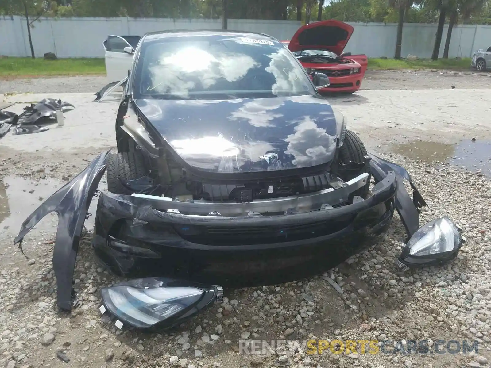 9 Photograph of a damaged car 5YJ3E1EB0KF199957 TESLA MODEL 3 2019