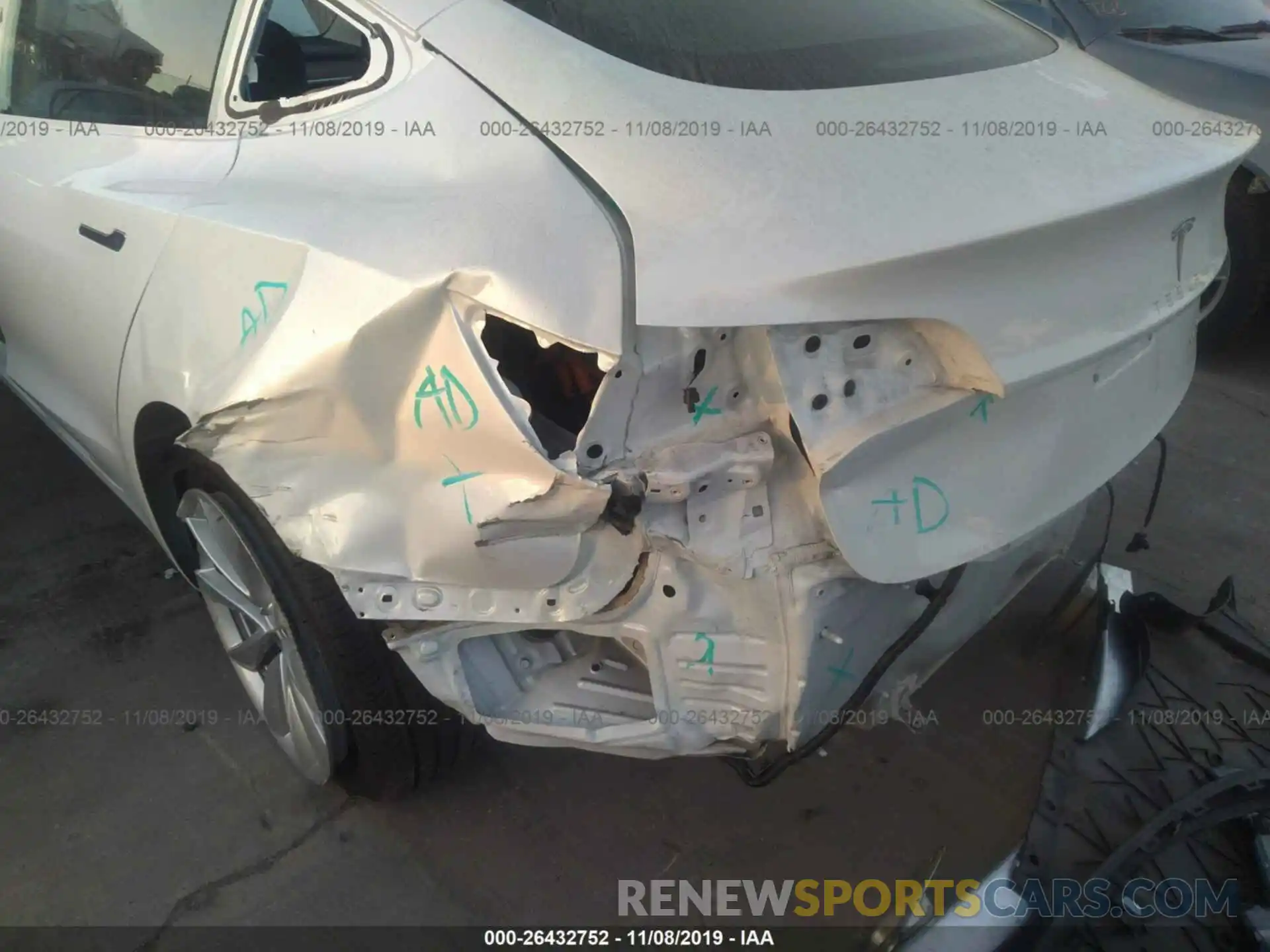 6 Photograph of a damaged car 5YJ3E1EB0KF200069 TESLA MODEL 3 2019