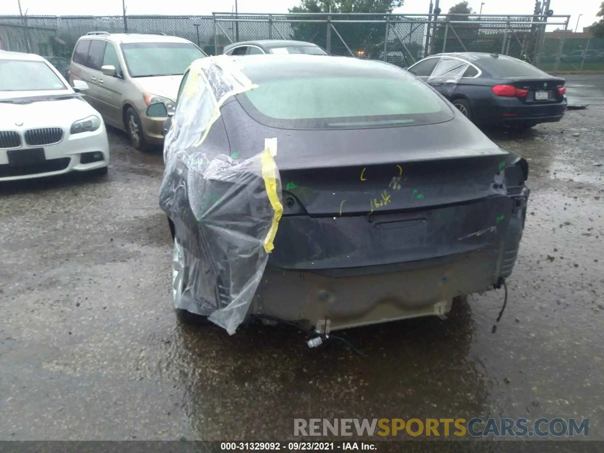 6 Photograph of a damaged car 5YJ3E1EB0KF205837 TESLA MODEL 3 2019