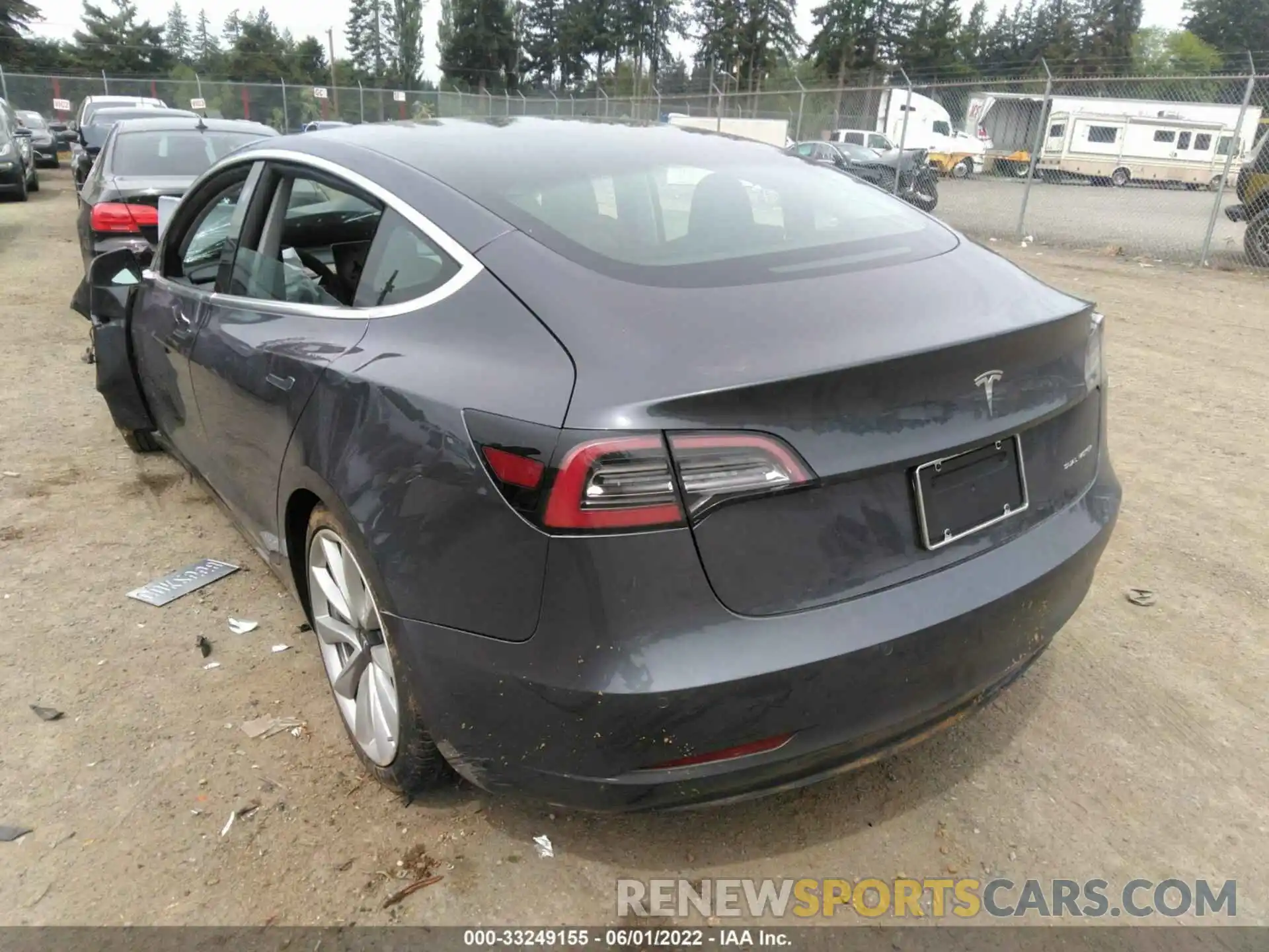 3 Photograph of a damaged car 5YJ3E1EB0KF205935 TESLA MODEL 3 2019