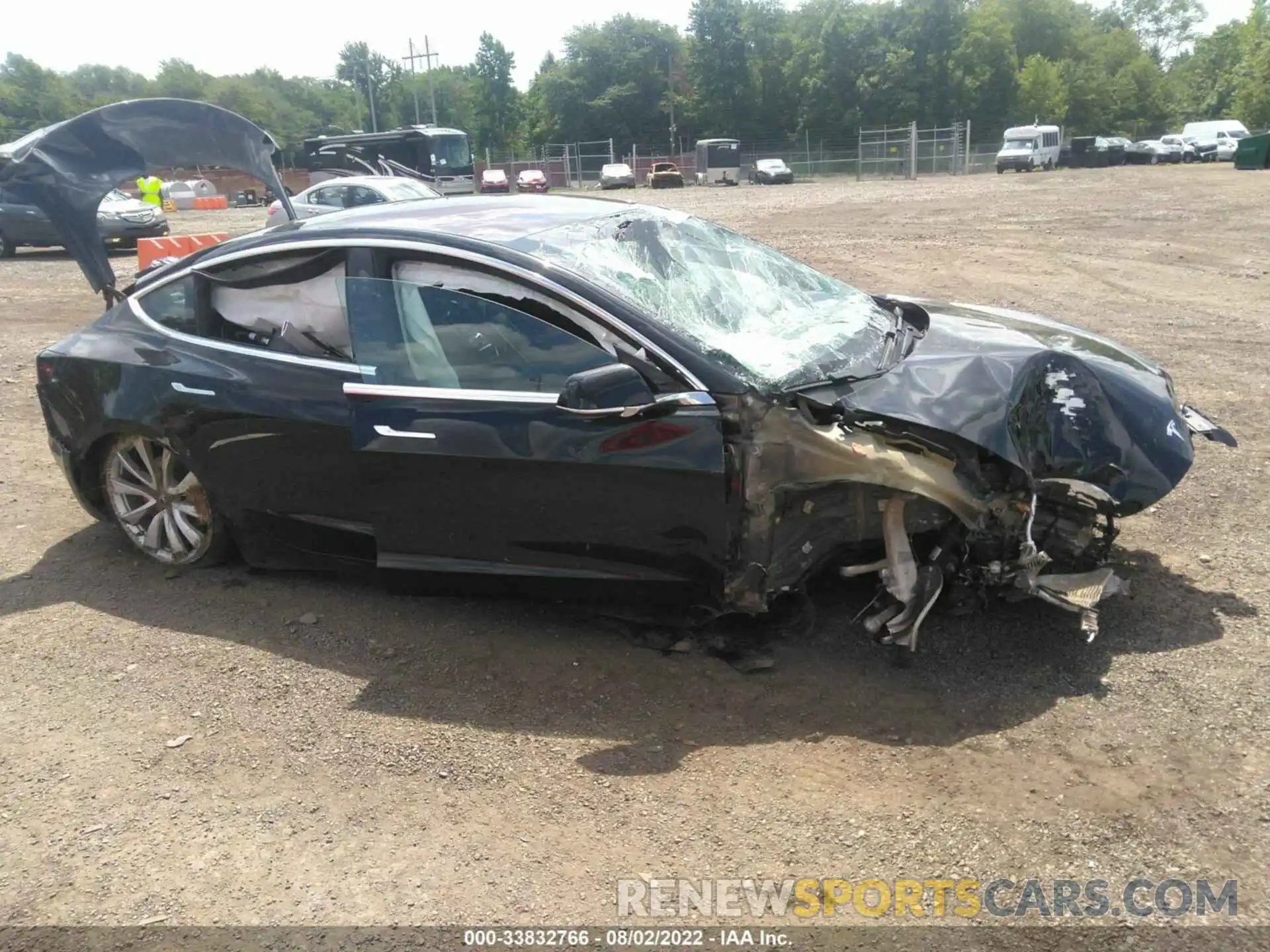 1 Photograph of a damaged car 5YJ3E1EB0KF231001 TESLA MODEL 3 2019