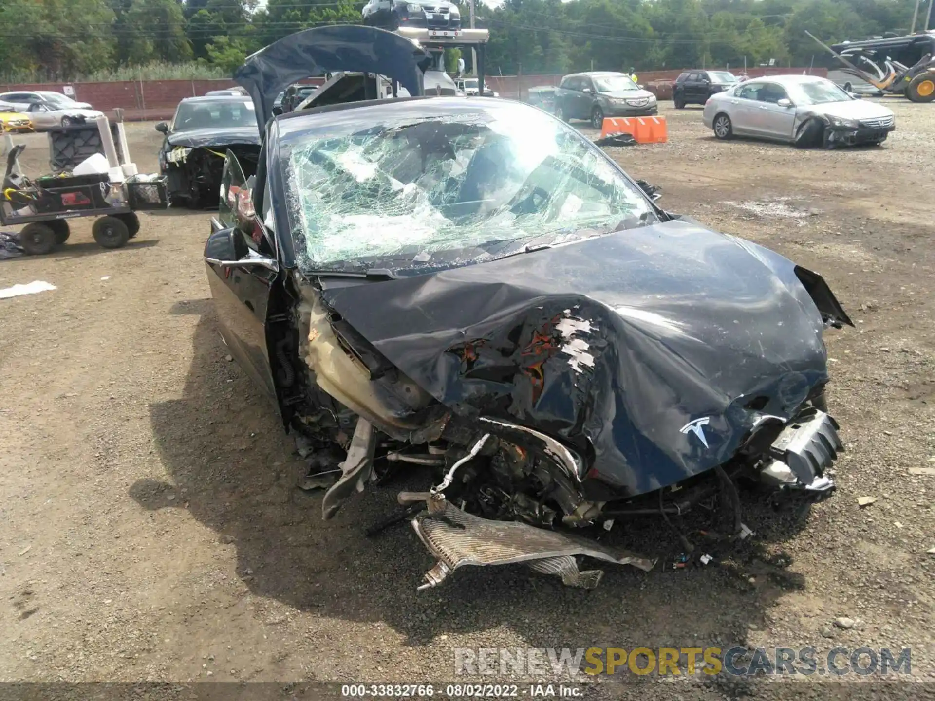 6 Photograph of a damaged car 5YJ3E1EB0KF231001 TESLA MODEL 3 2019