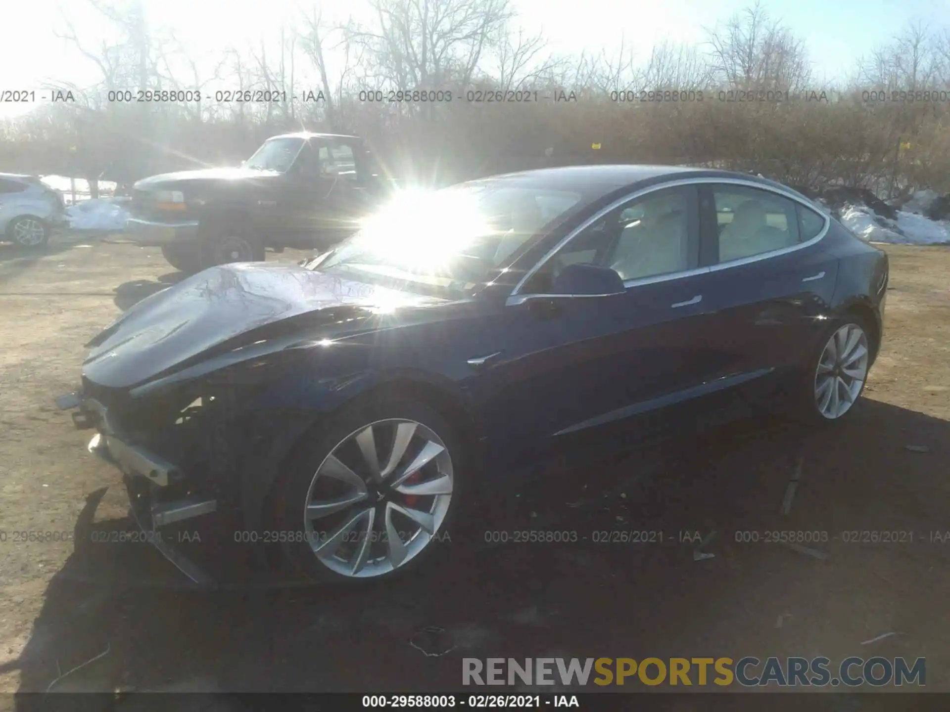 2 Фотография поврежденного автомобиля 5YJ3E1EB0KF231676 TESLA MODEL 3 2019